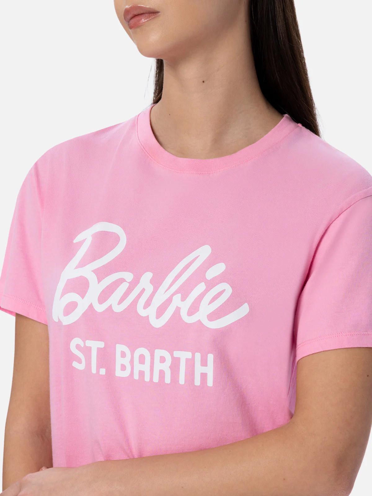 T-shirt Emilie in cotone con stampa Barbie | Special Edition - Image 2
