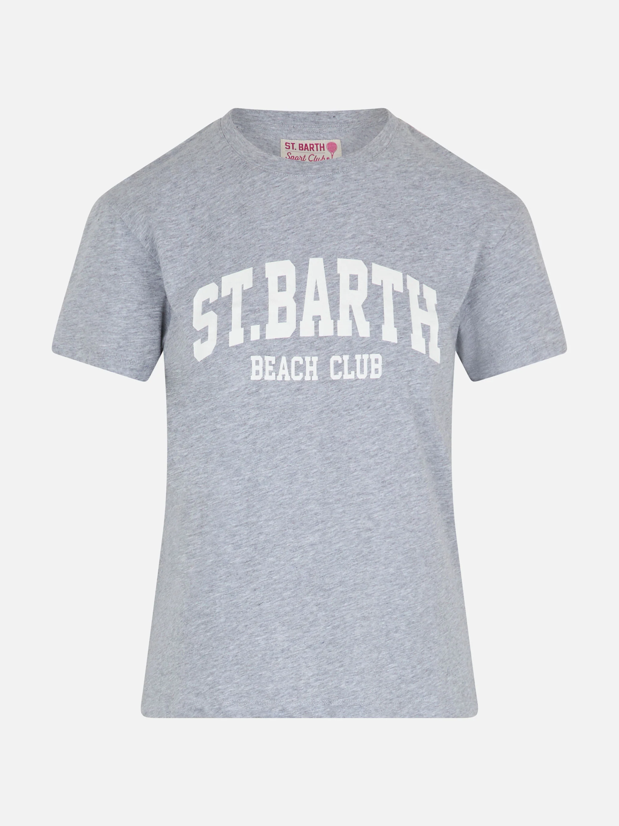 T-shirt Emilie in cotone con stampa St. Barth Beach Club - Image 4