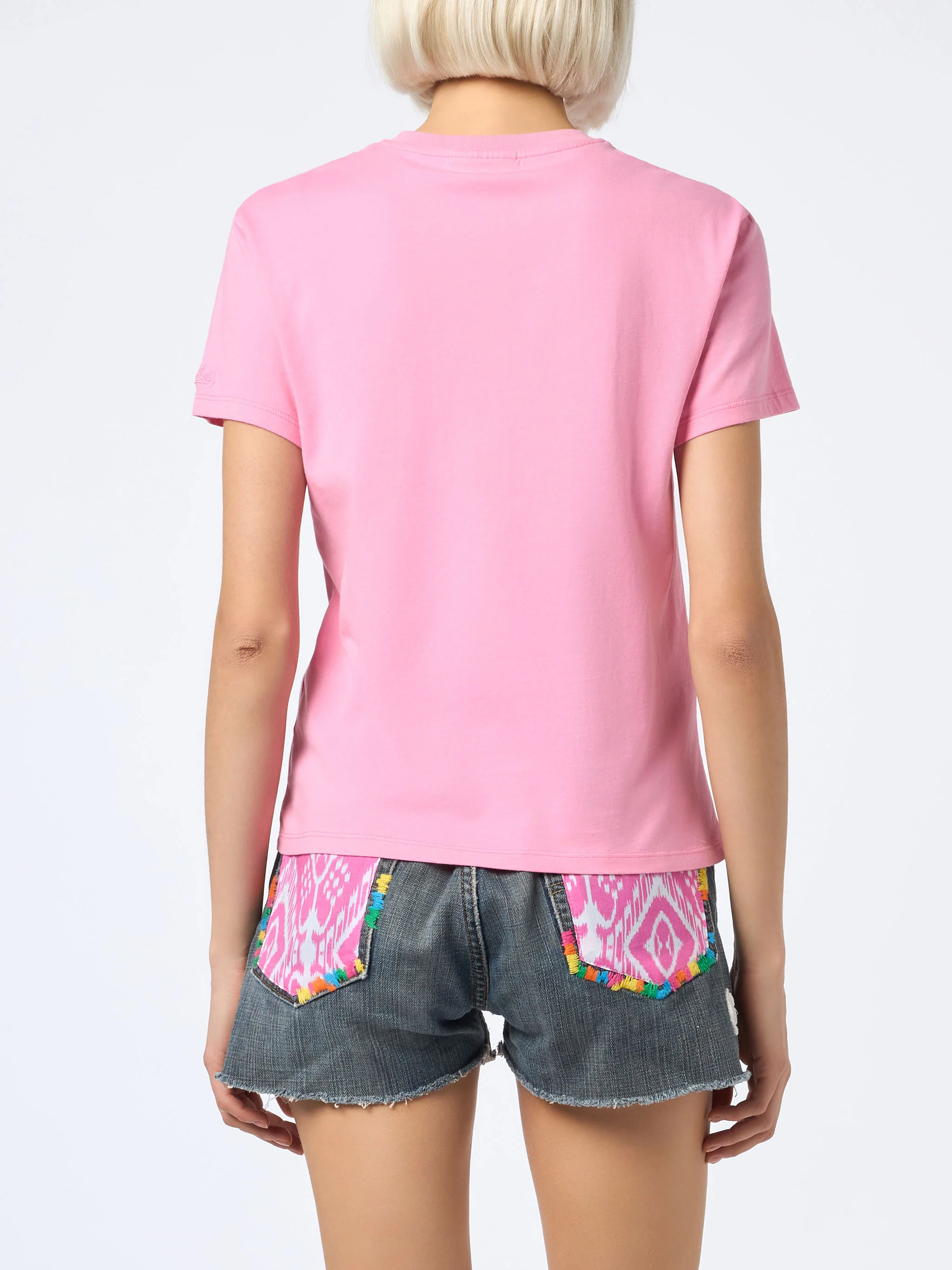 T-shirt Emilie con ricamo Stressed but Well Dressed - Image 5