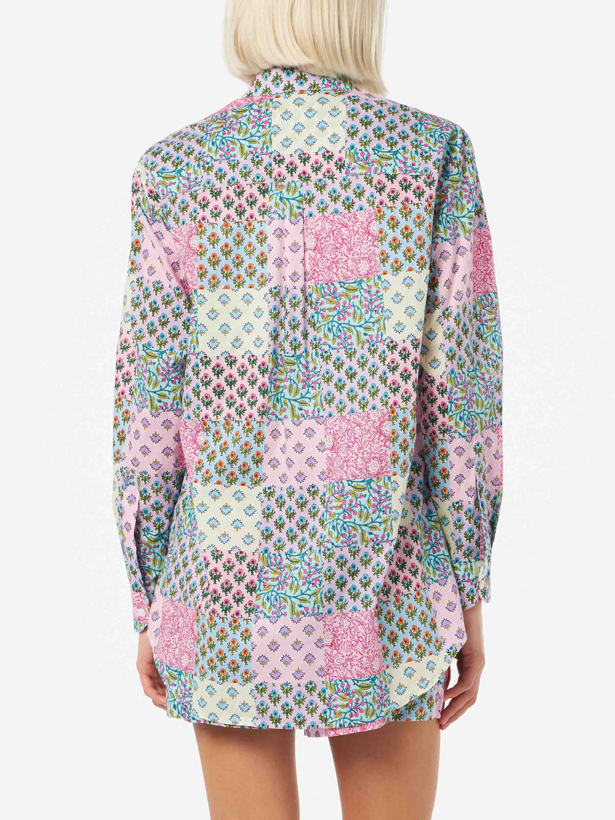 Camicia Brigitte in cotone con stampa floreale multicolor - Image 3