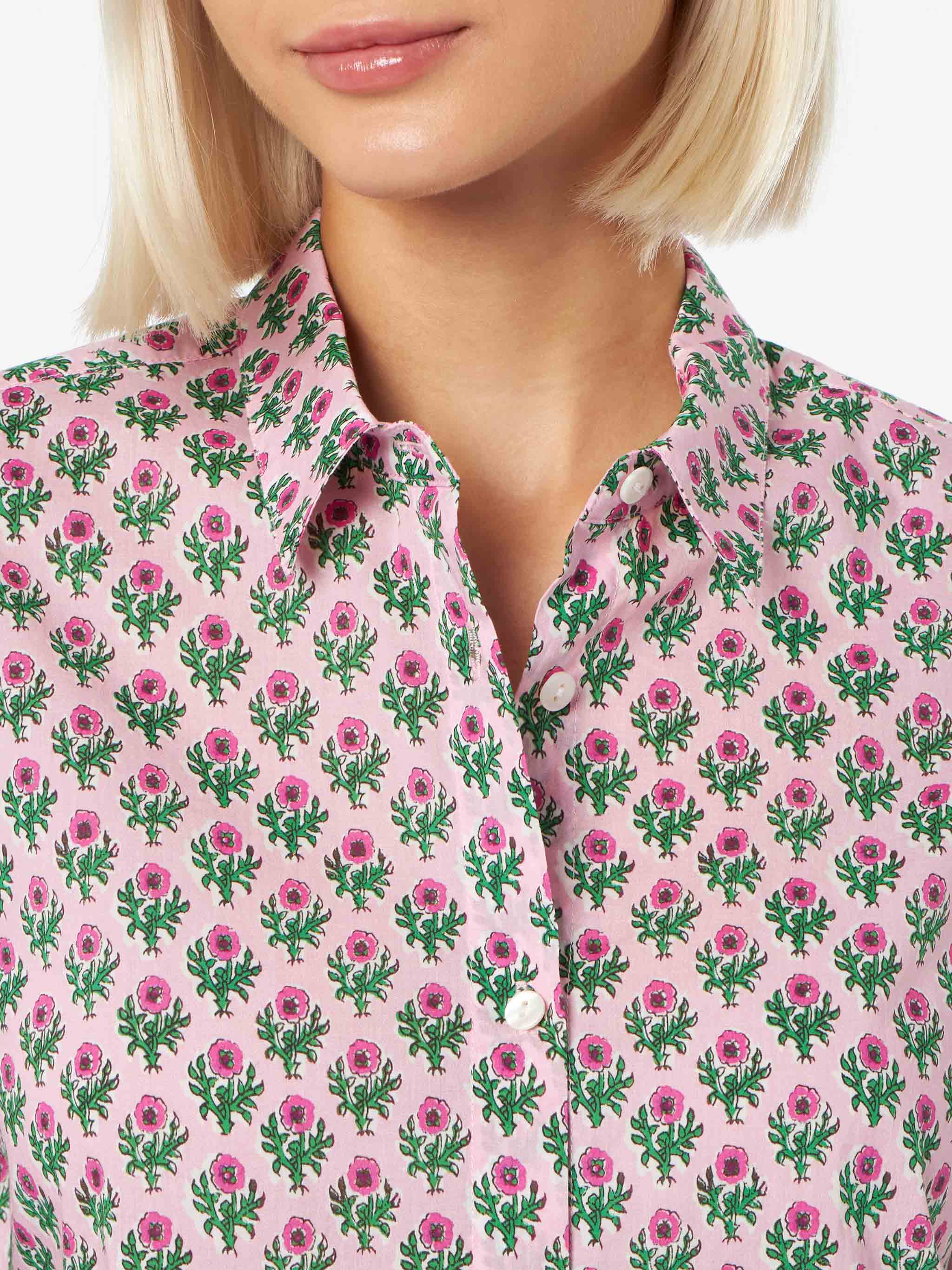 Camicia Brigitte in cotone con fantasia floreale - Image 2