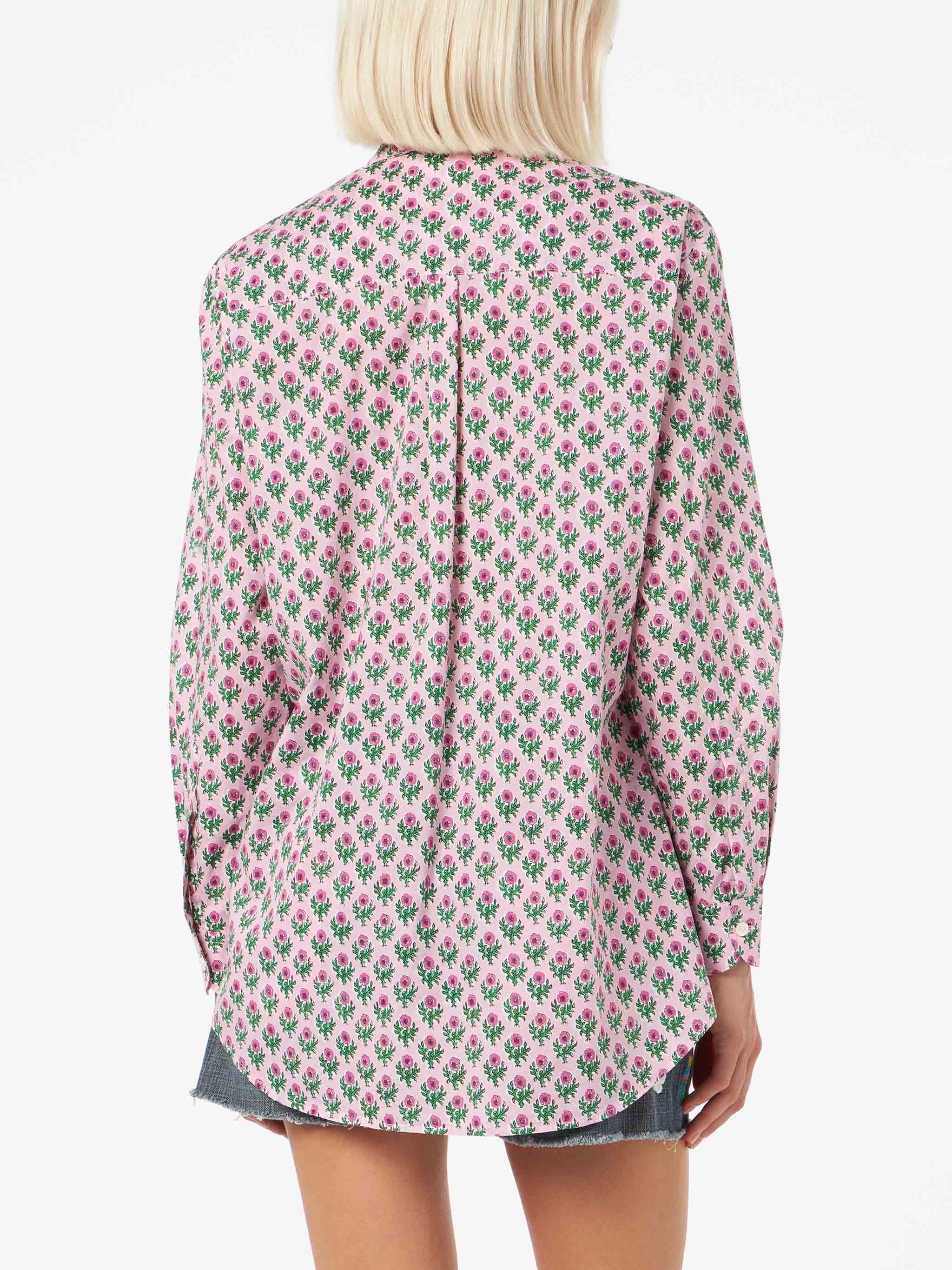 Camicia Brigitte in cotone con fantasia floreale - Image 3