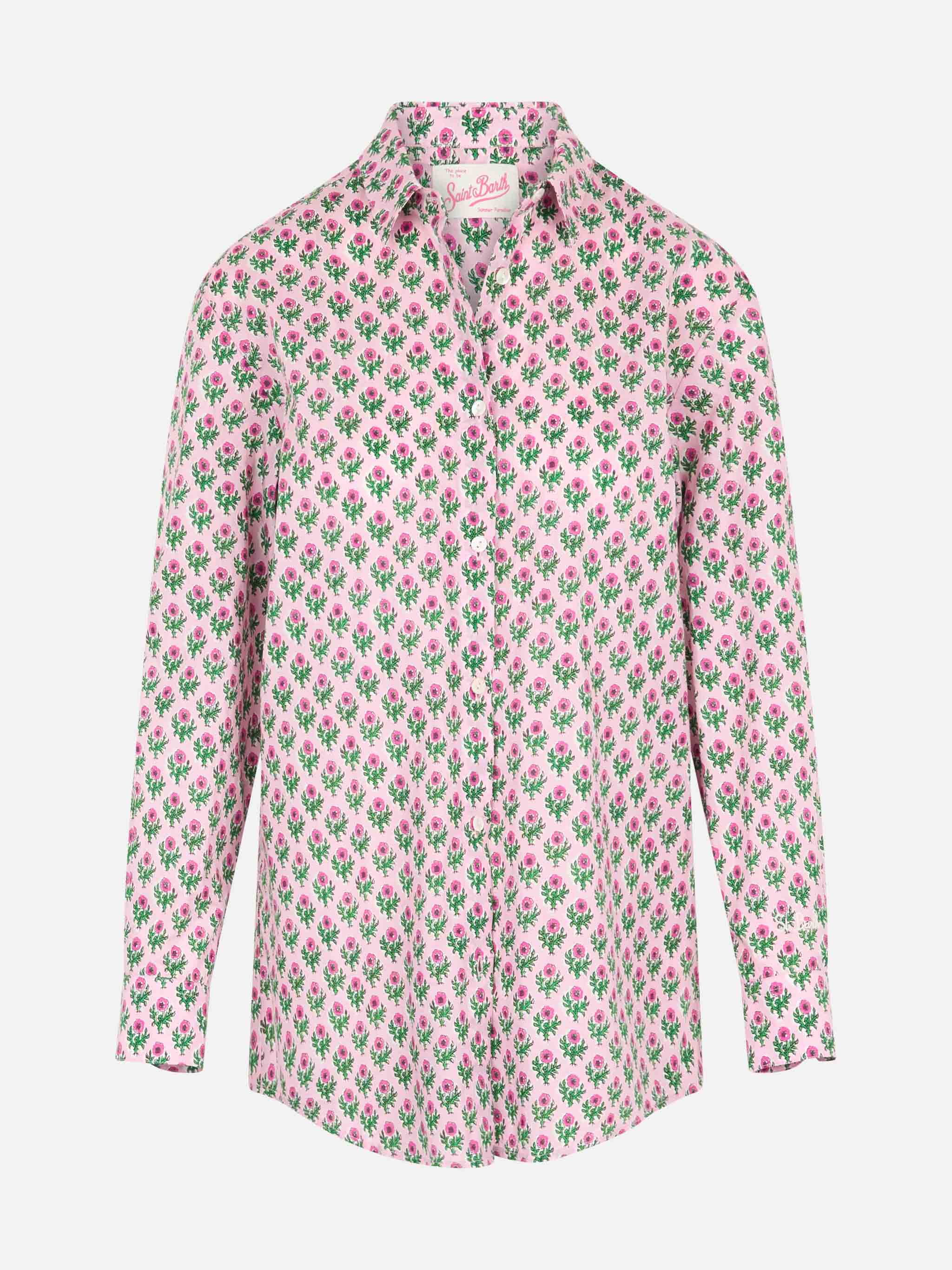 Camicia Brigitte in cotone con fantasia floreale - Image 4