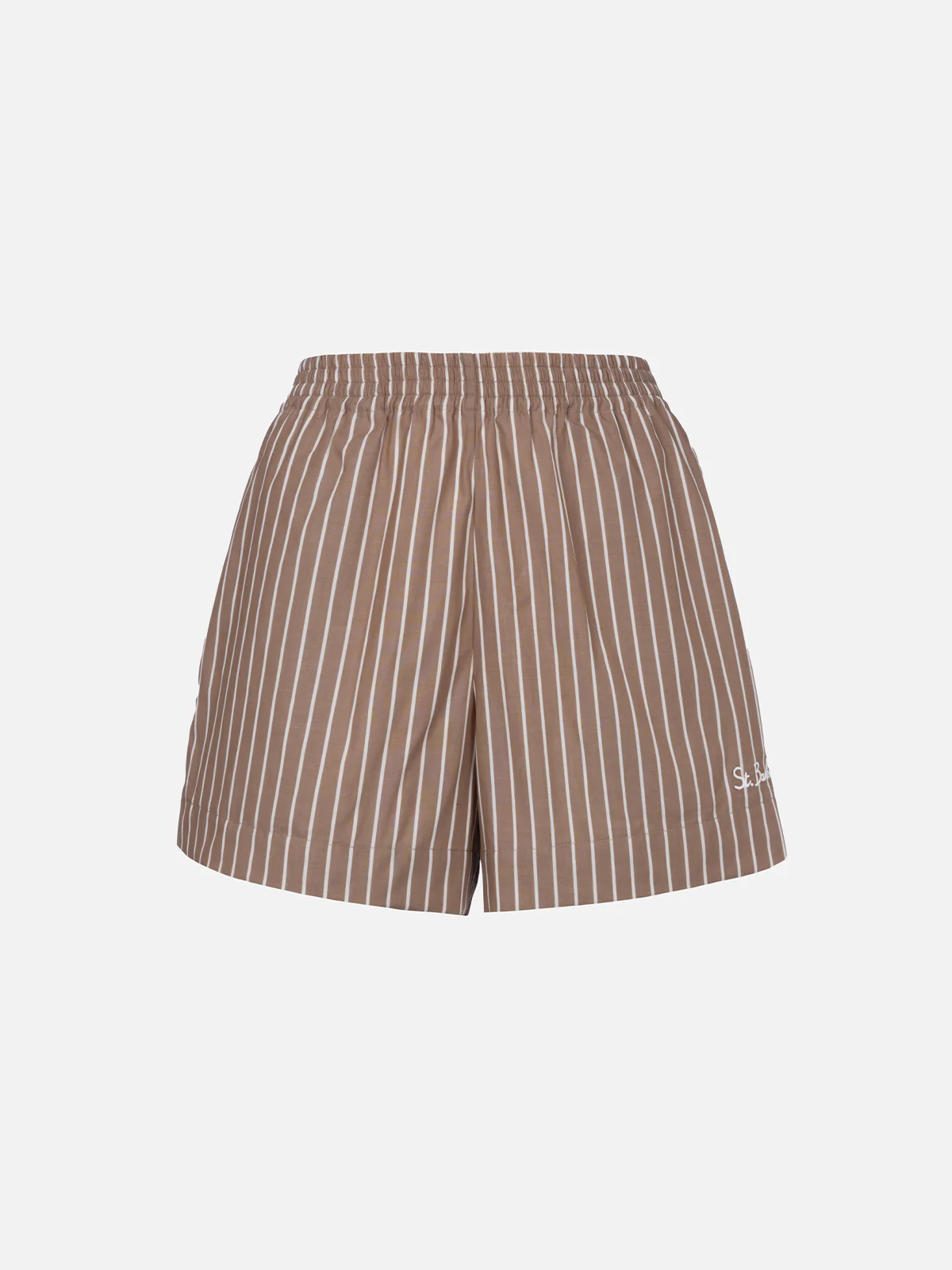 Short Meave in cotone a righe - Image 4