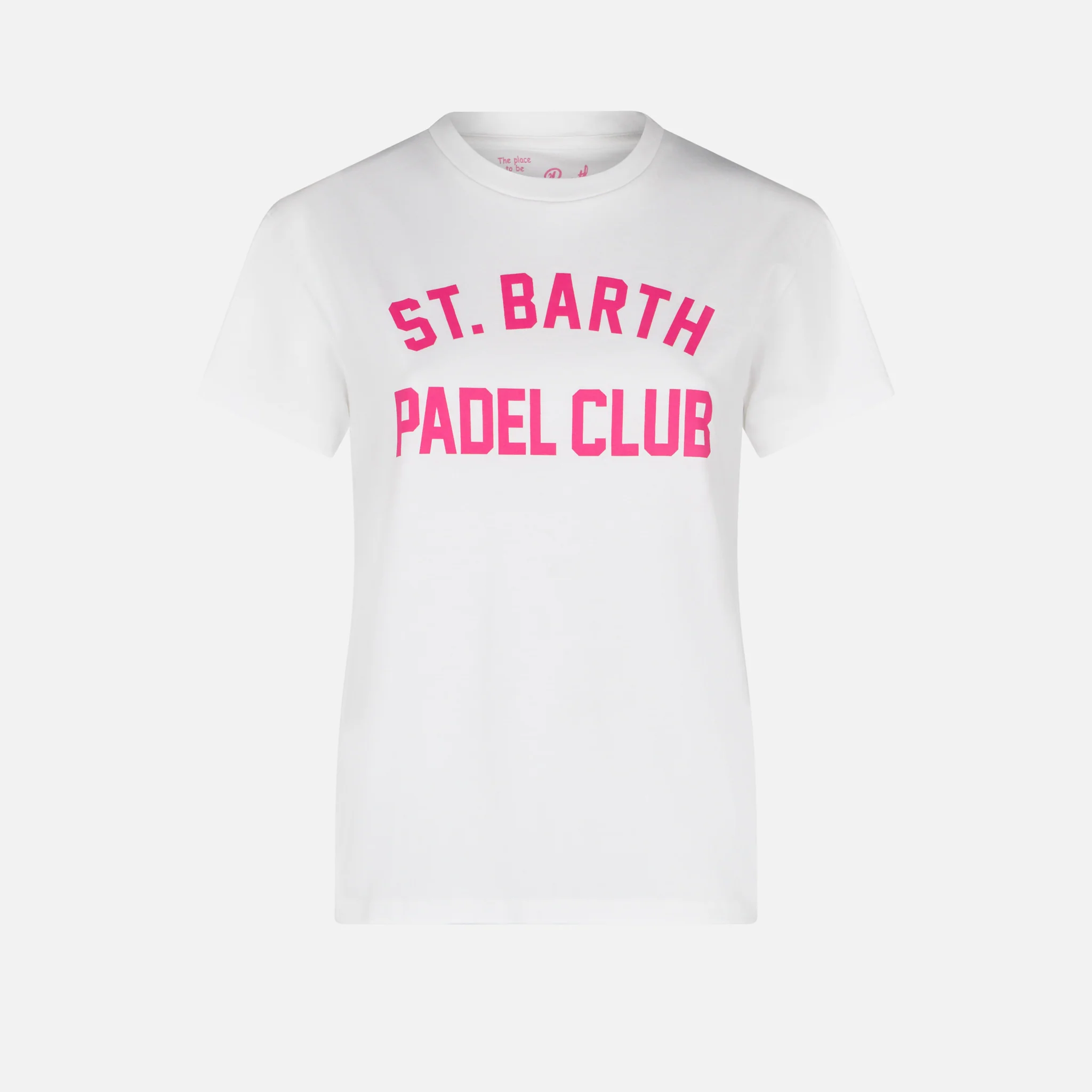 T-shirt Emilie con stampa St. Barth Padel Club bianca - Image 4