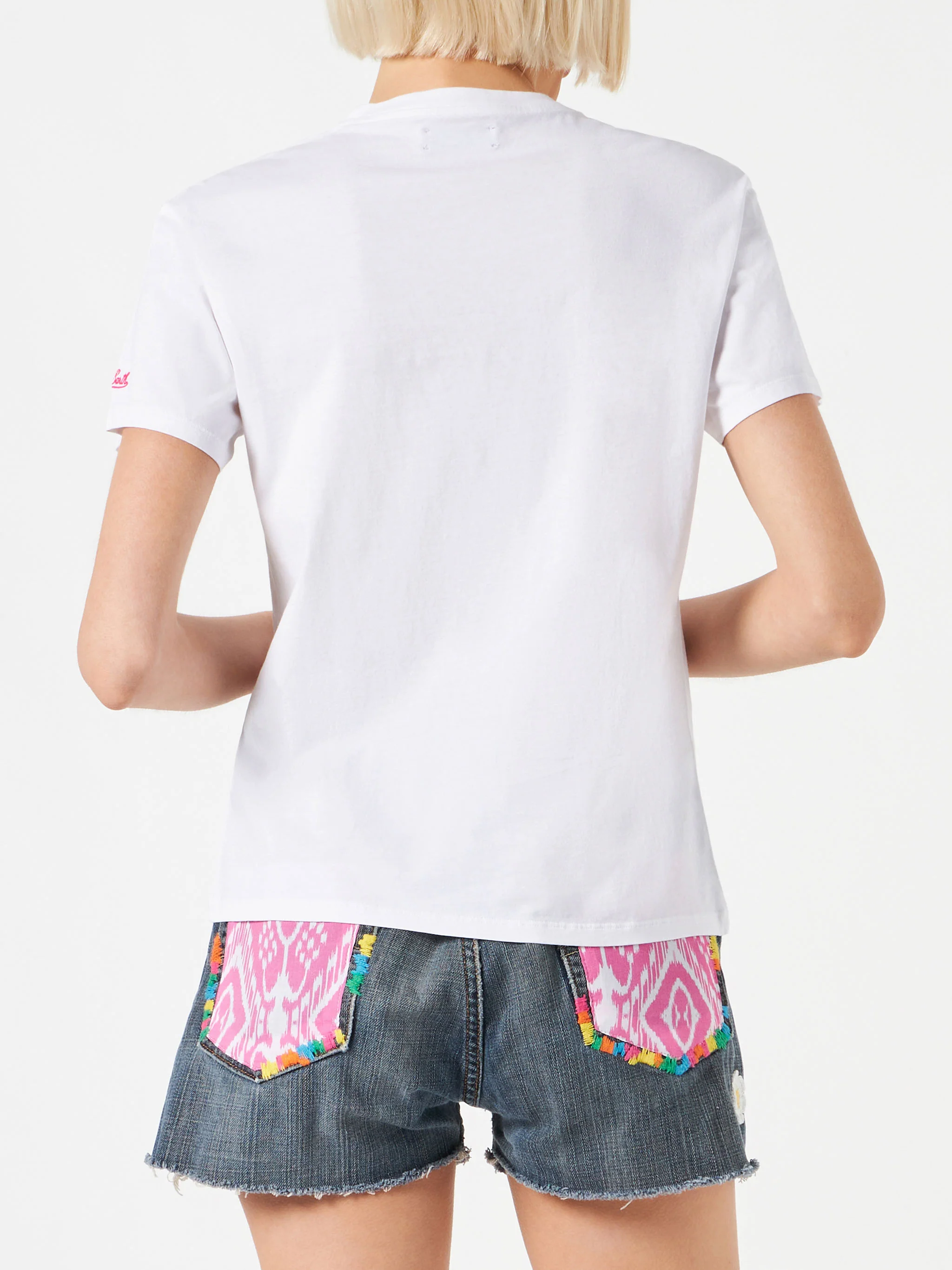 T-shirt Emilie in cotone con stampa Saint Barth - Image 3
