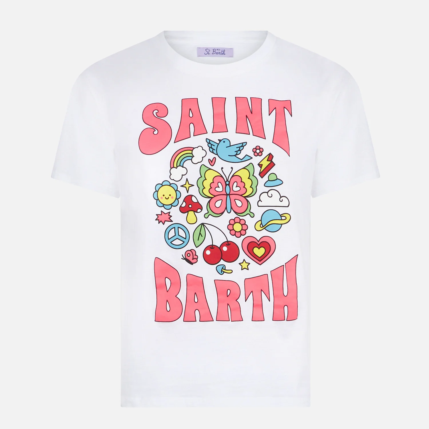 T-shirt Emilie in cotone con stampa Saint Barth - Image 4