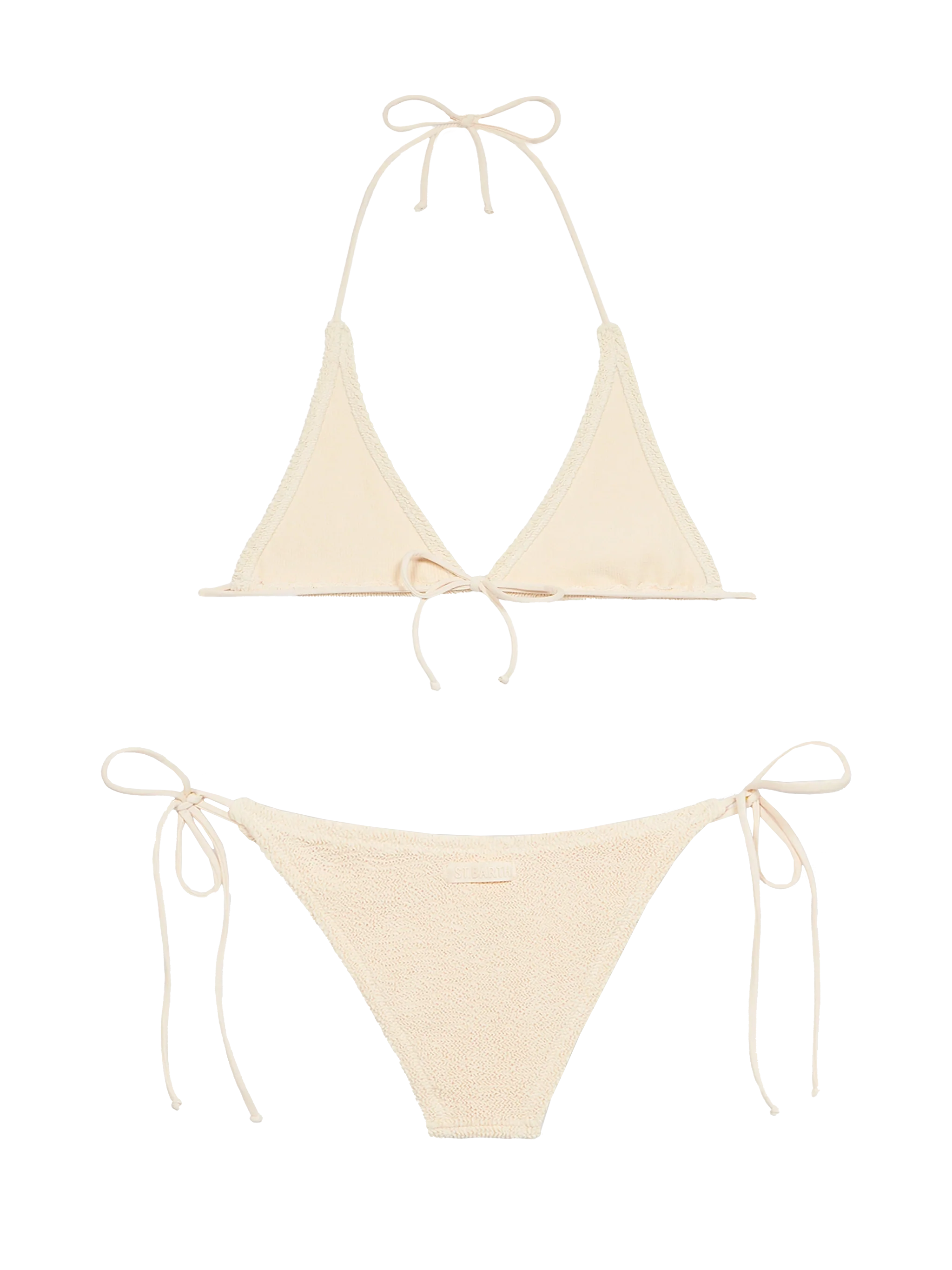 Bikini Guiana Marielle triangolo crinkle panna - Image 3