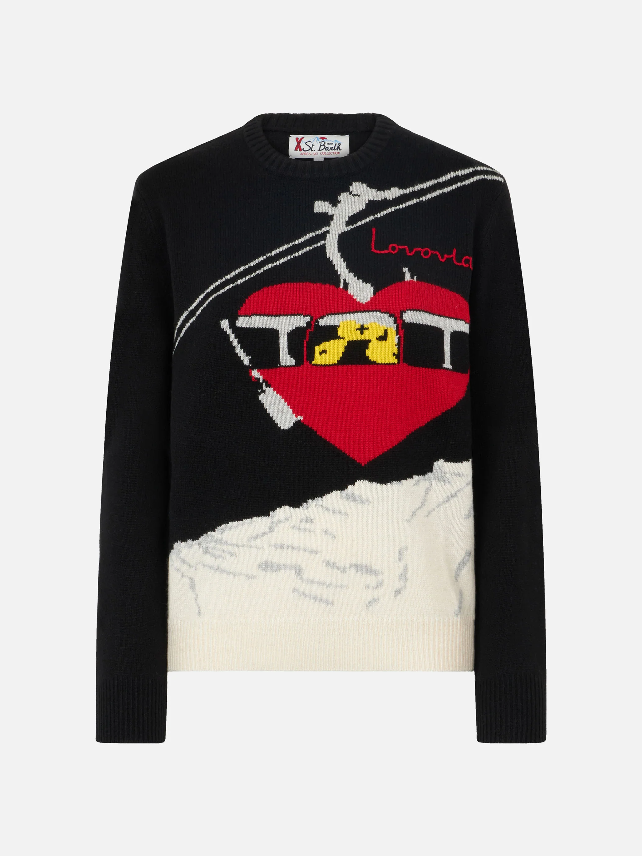 Maglione New Queen nero con ricamo Lovovia - Image 4