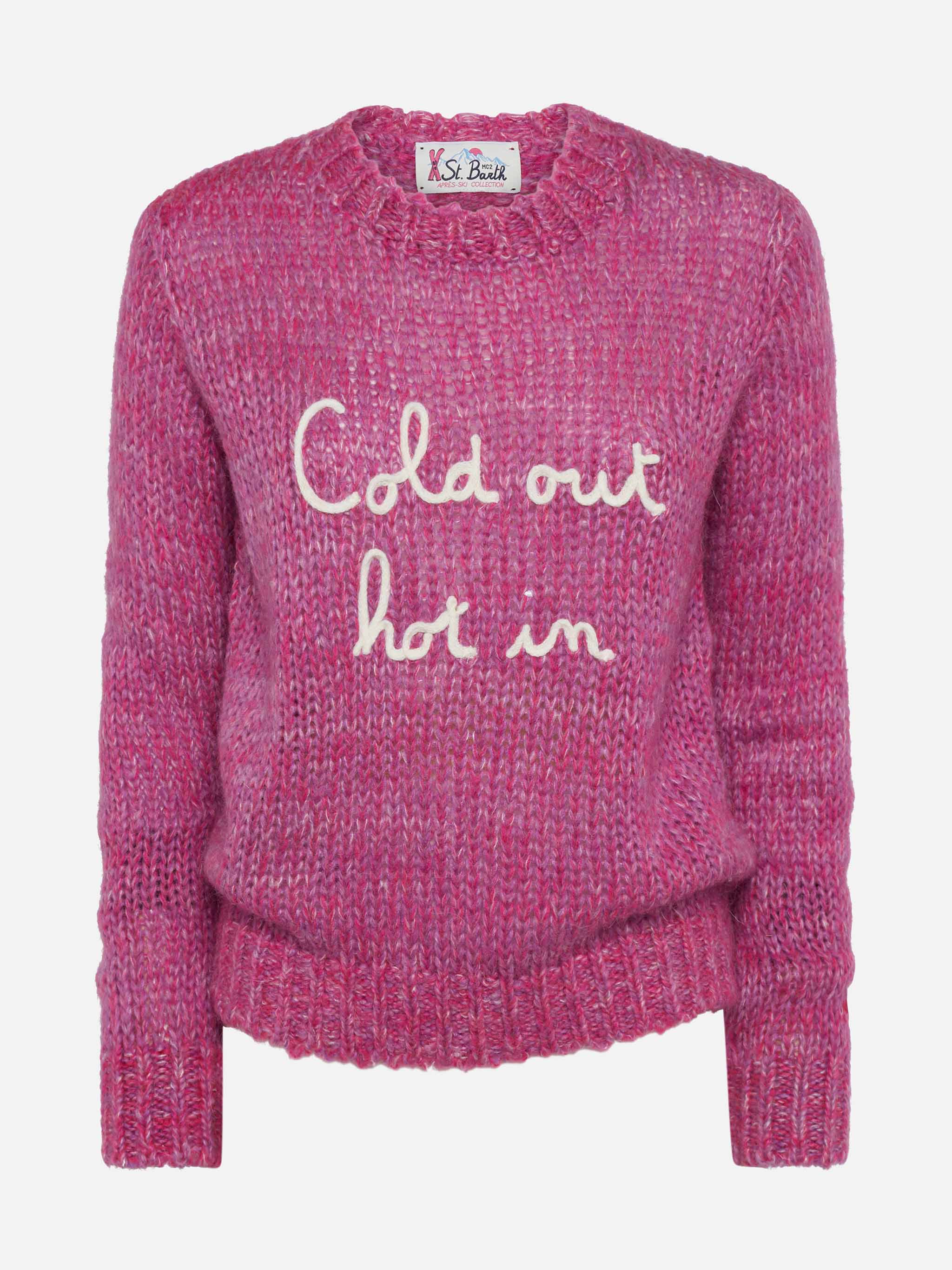 Maglia New Queen Soft in misto alpaca con ricamo Cold Out Hot In - Image 4