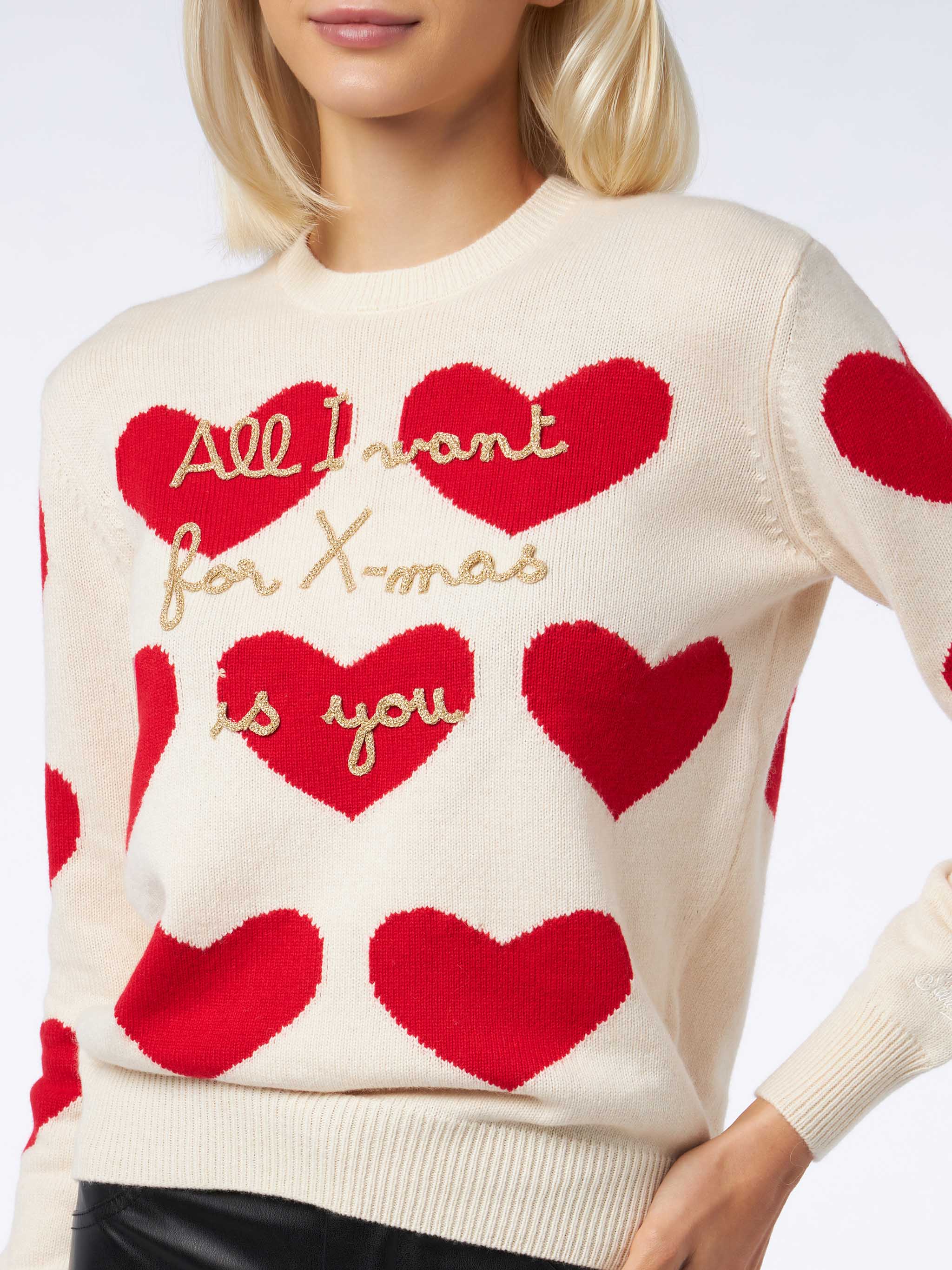 Maglia New Queen con ricamo All I Want for Xmas is You - Image 2