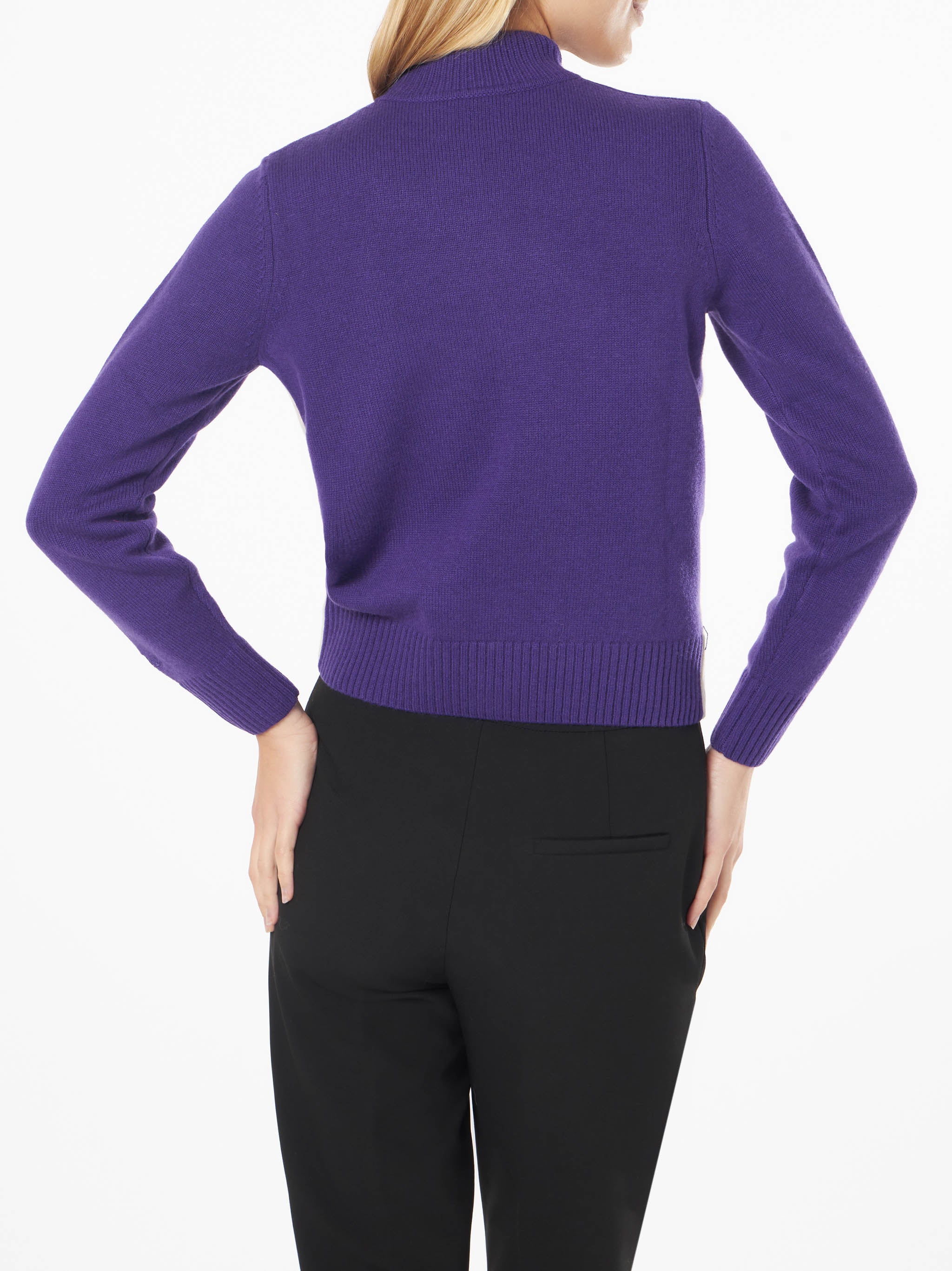 Maglia Peak in cashmere blend con cartolina Mont Rosè - Image 3