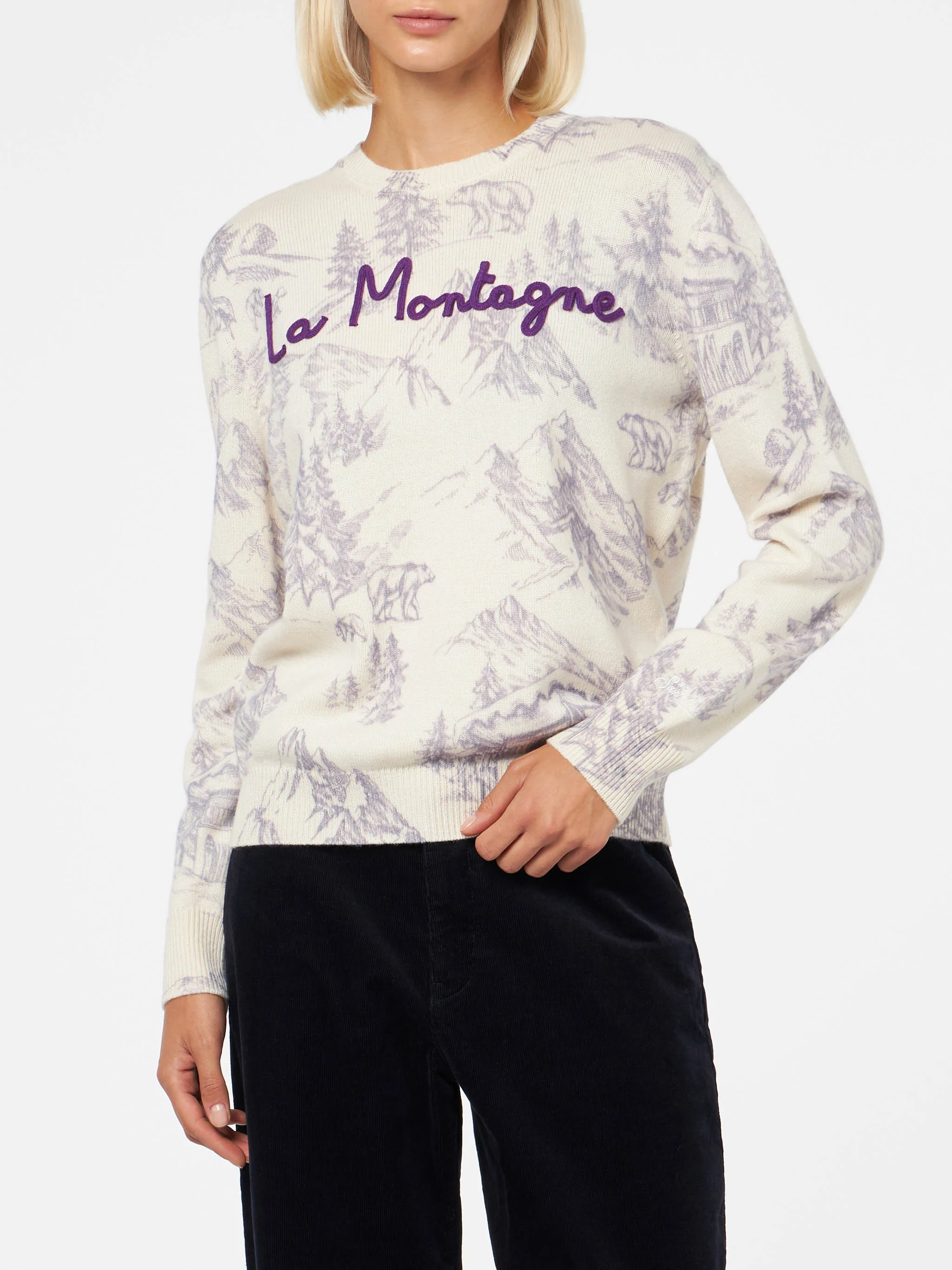 Maglia New Queen con stampa La montagne