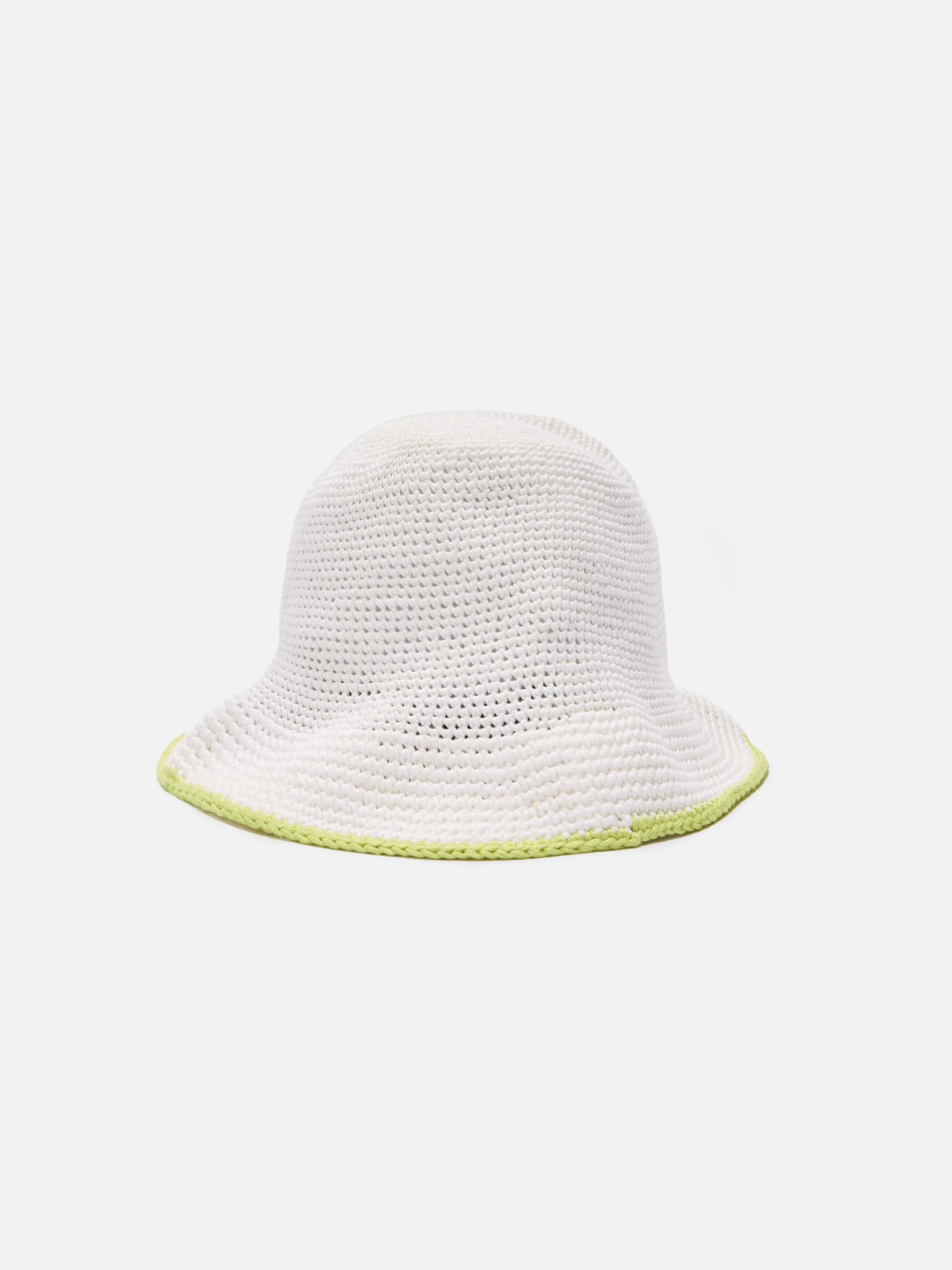 Cappello cloche in crochet con fiori multicolor - Image 3