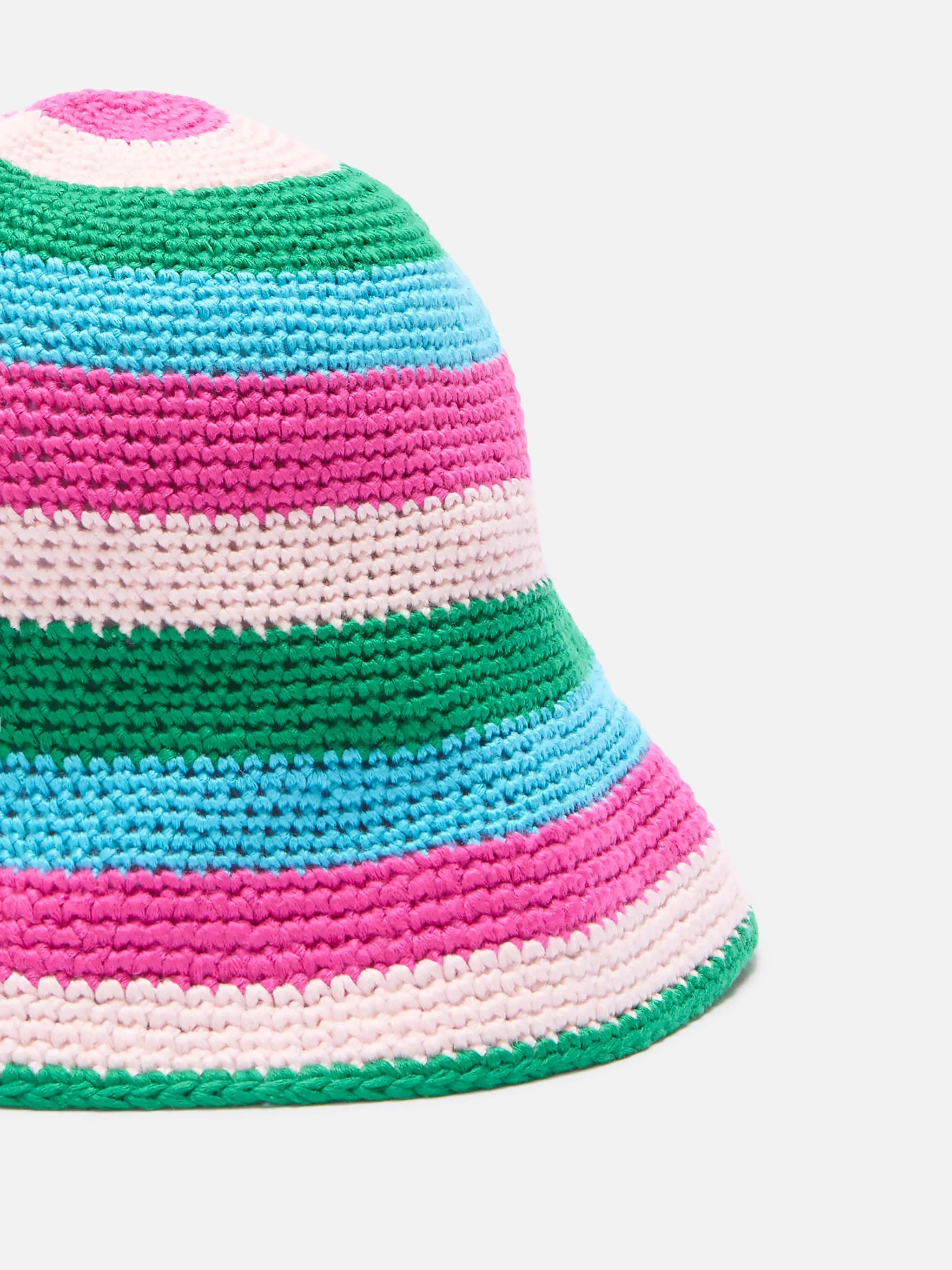 Cappello cloche crochet multicolor - Image 2
