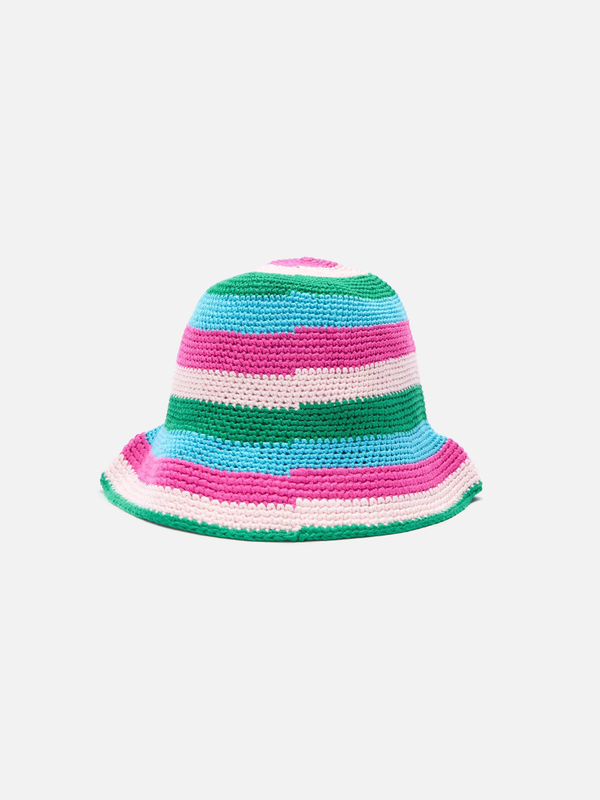 Cappello cloche crochet multicolor - Image 3