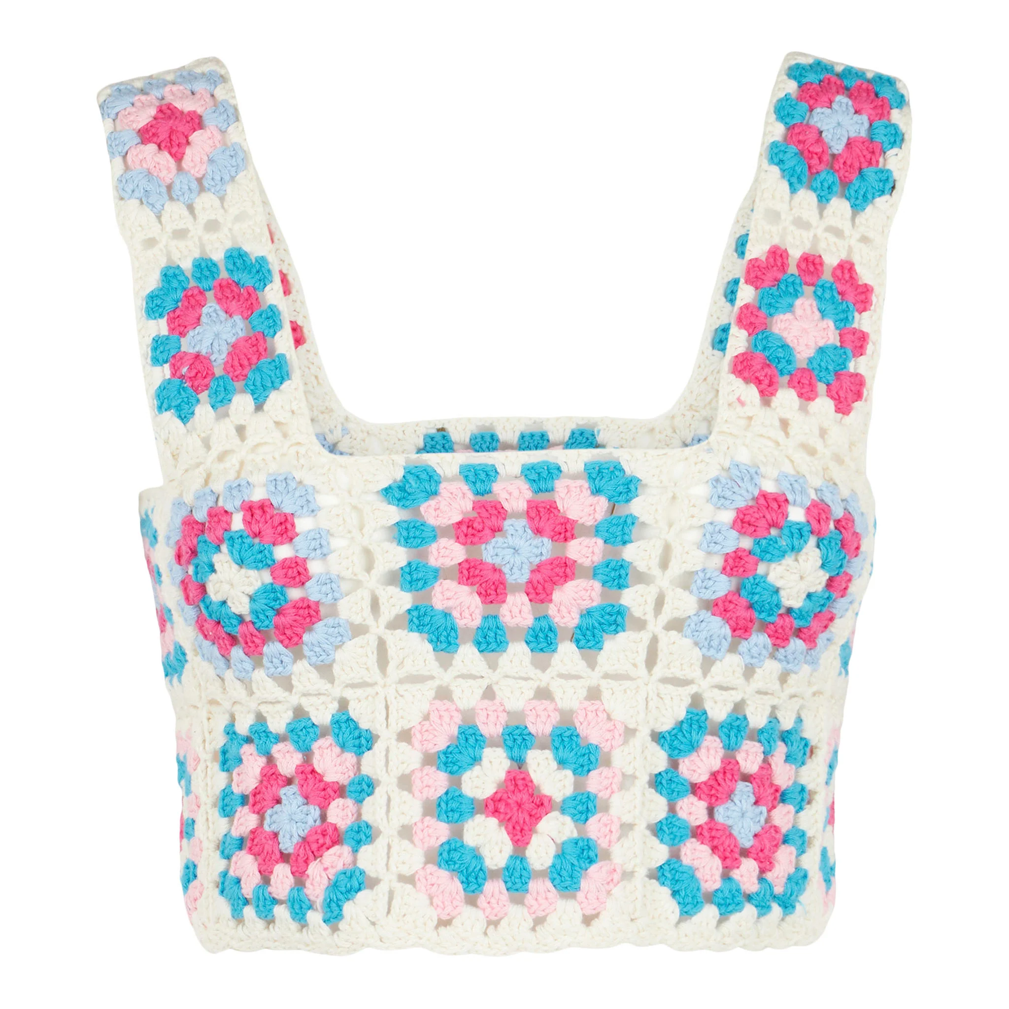 Top Halima crochet multicolore - Image 5
