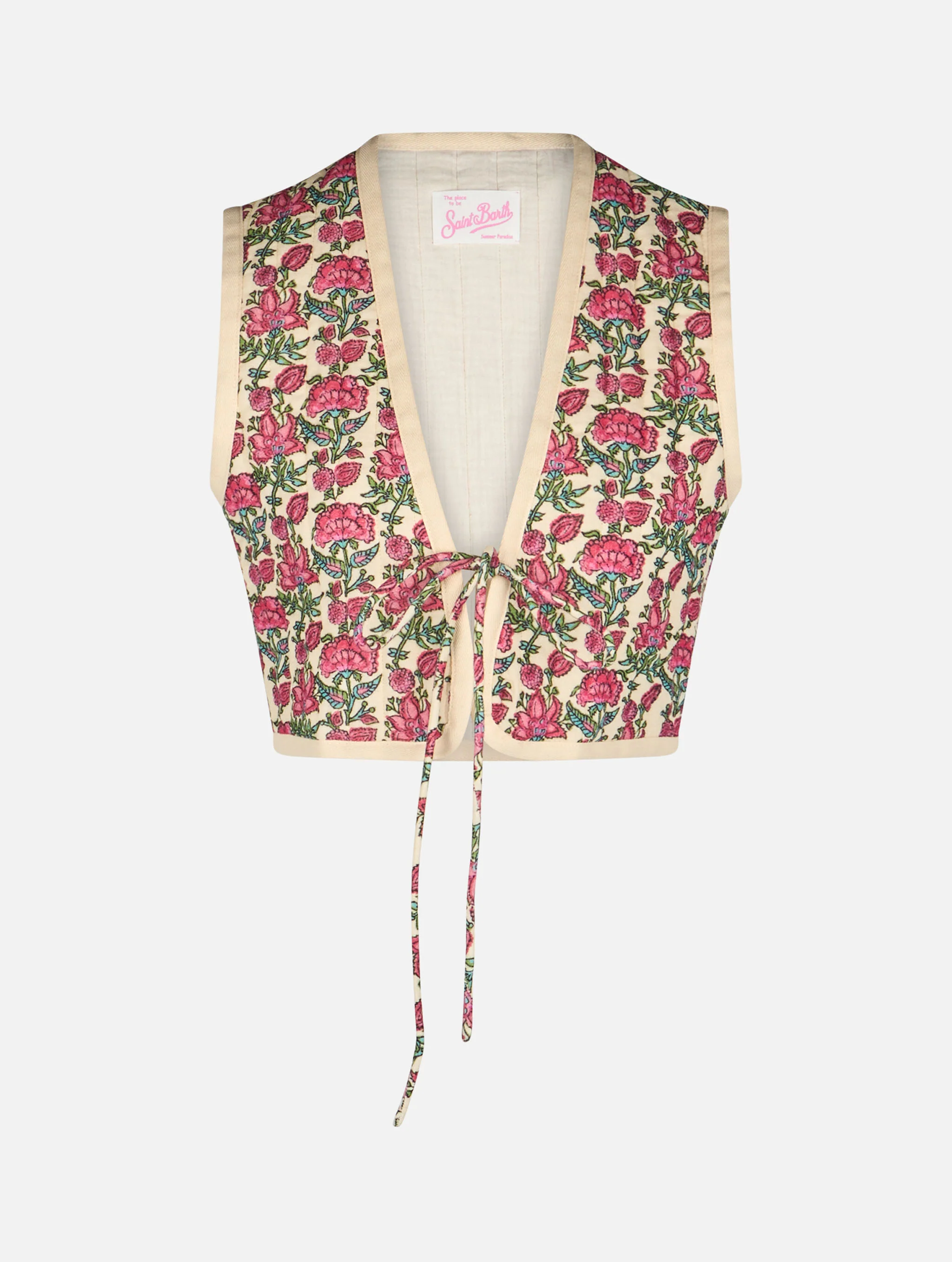 Gilet Shilo imbottito con stampa floreale - Image 7