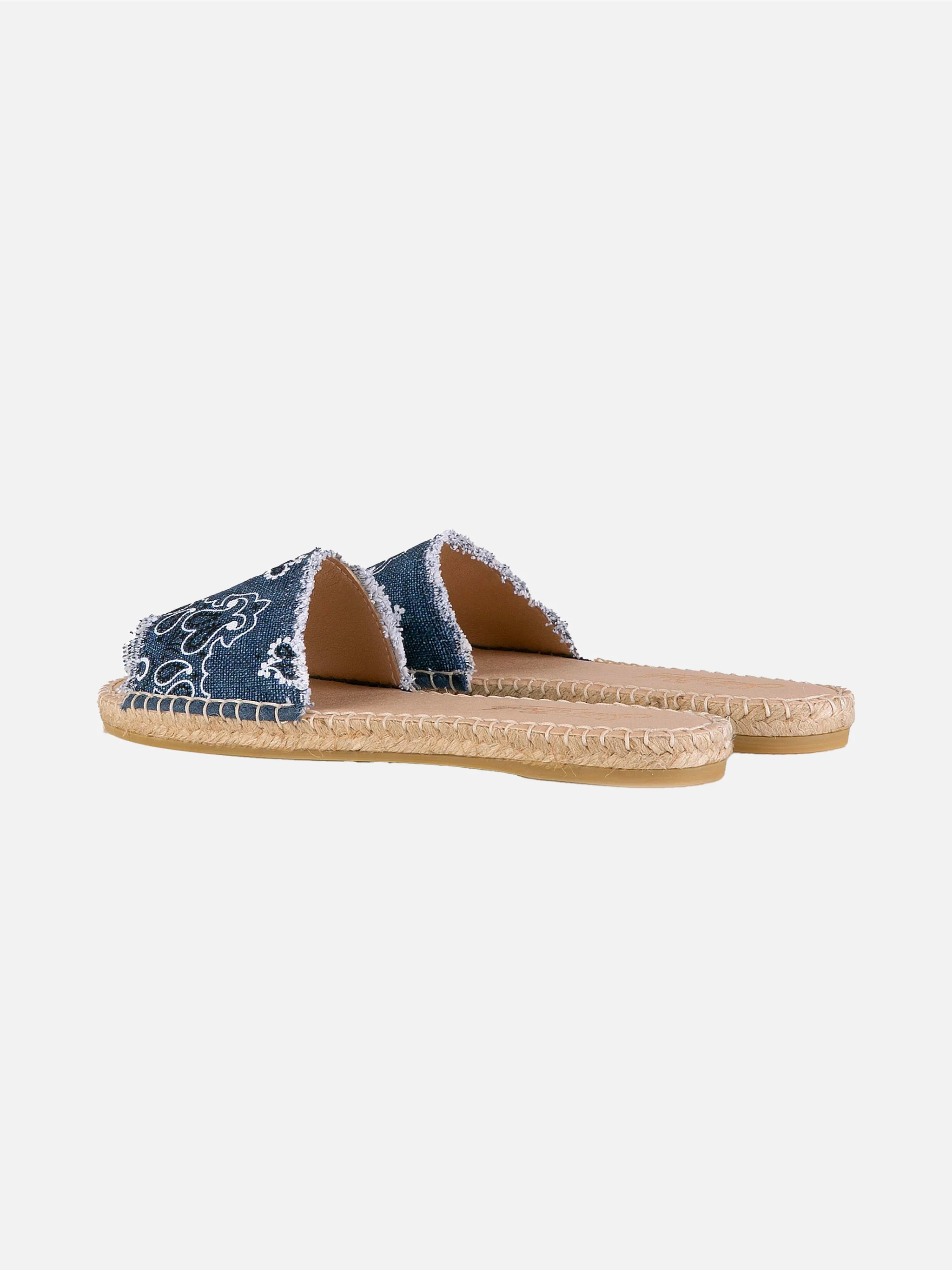 Espadrillas Luz con fantasia bandana denim - Image 3