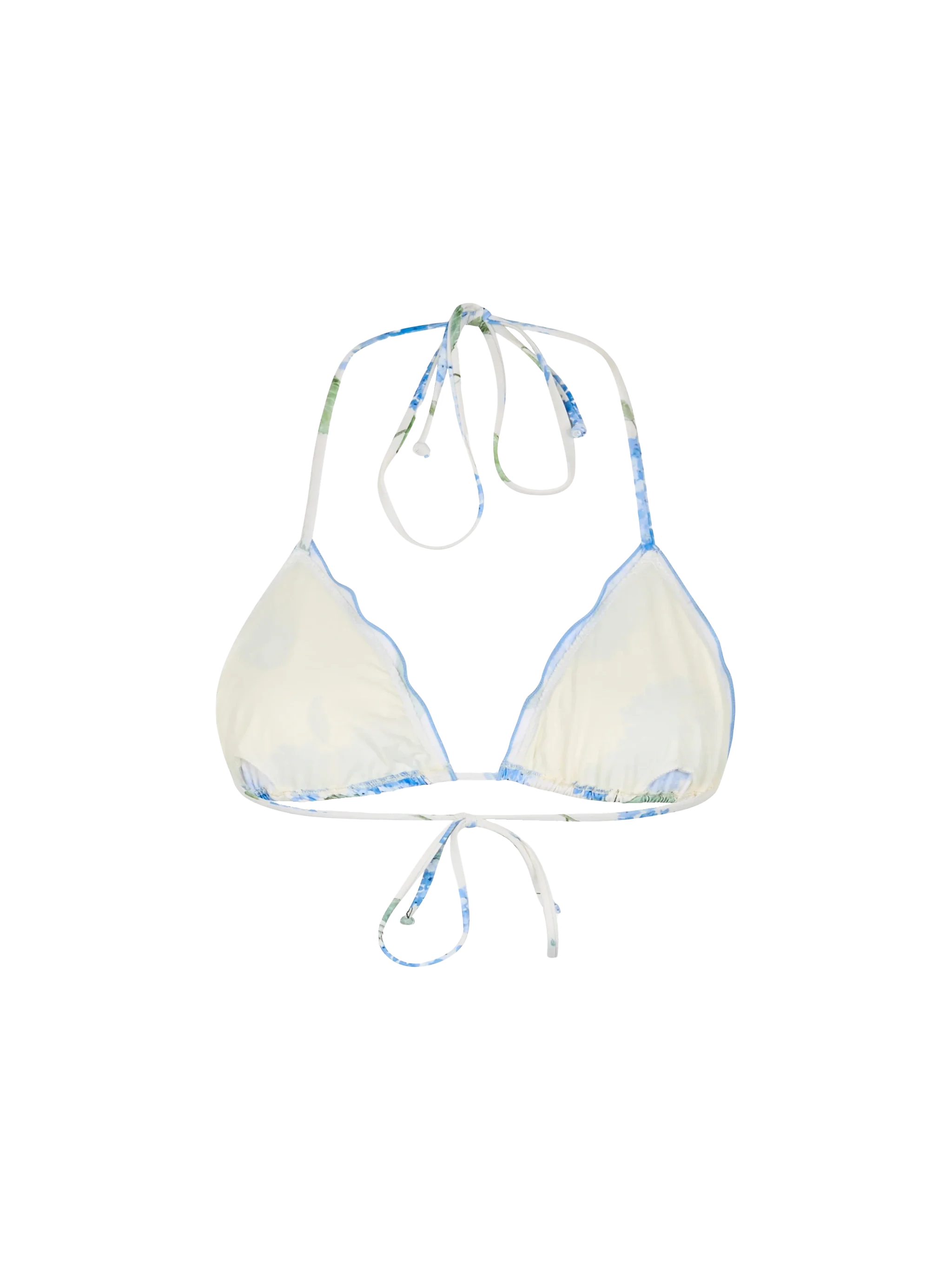 Top bikini Sagittarius triangolo con fantasia floreale - Image 2