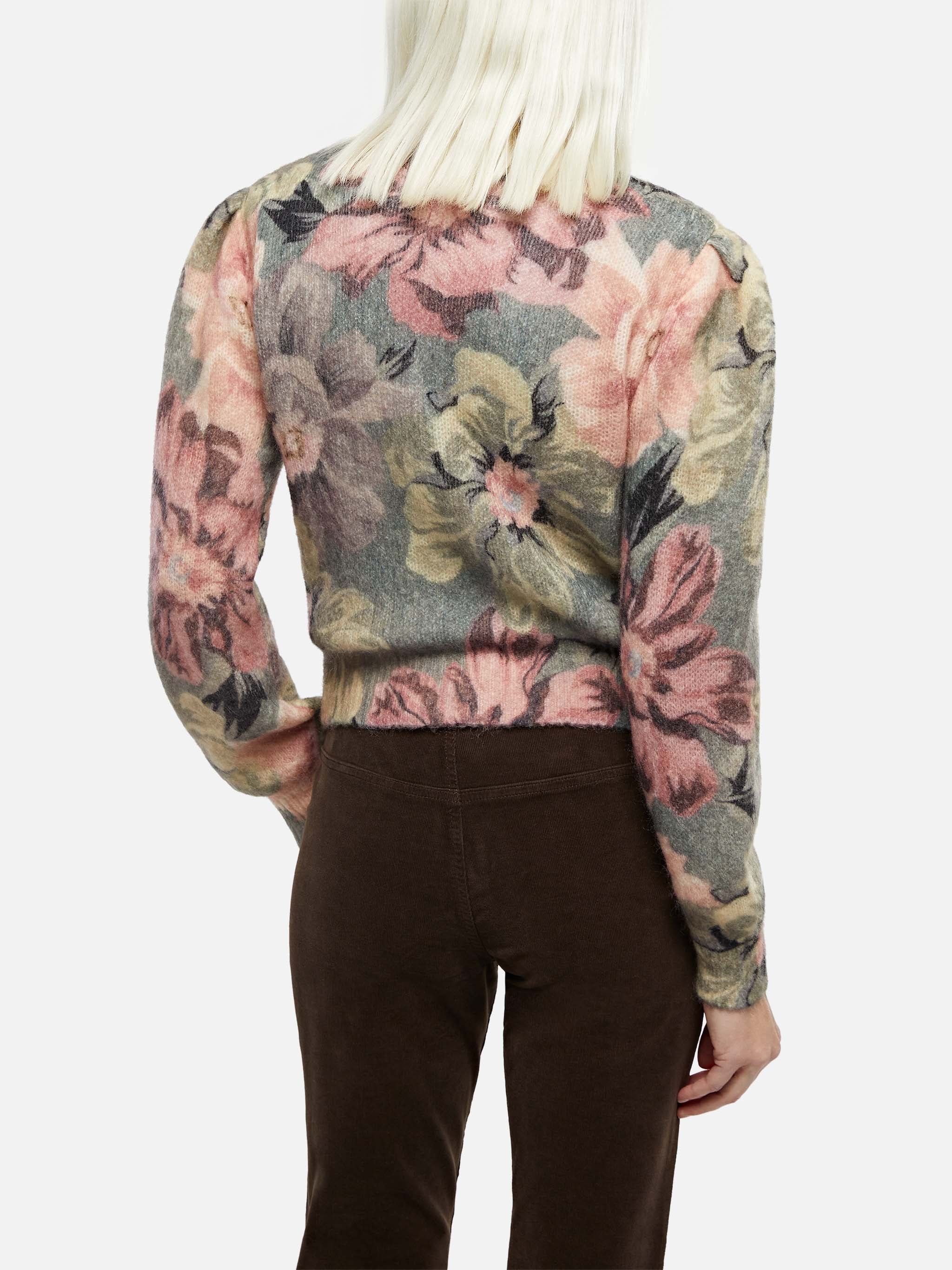Cardigan Lyza con fantasia floreale - Image 3
