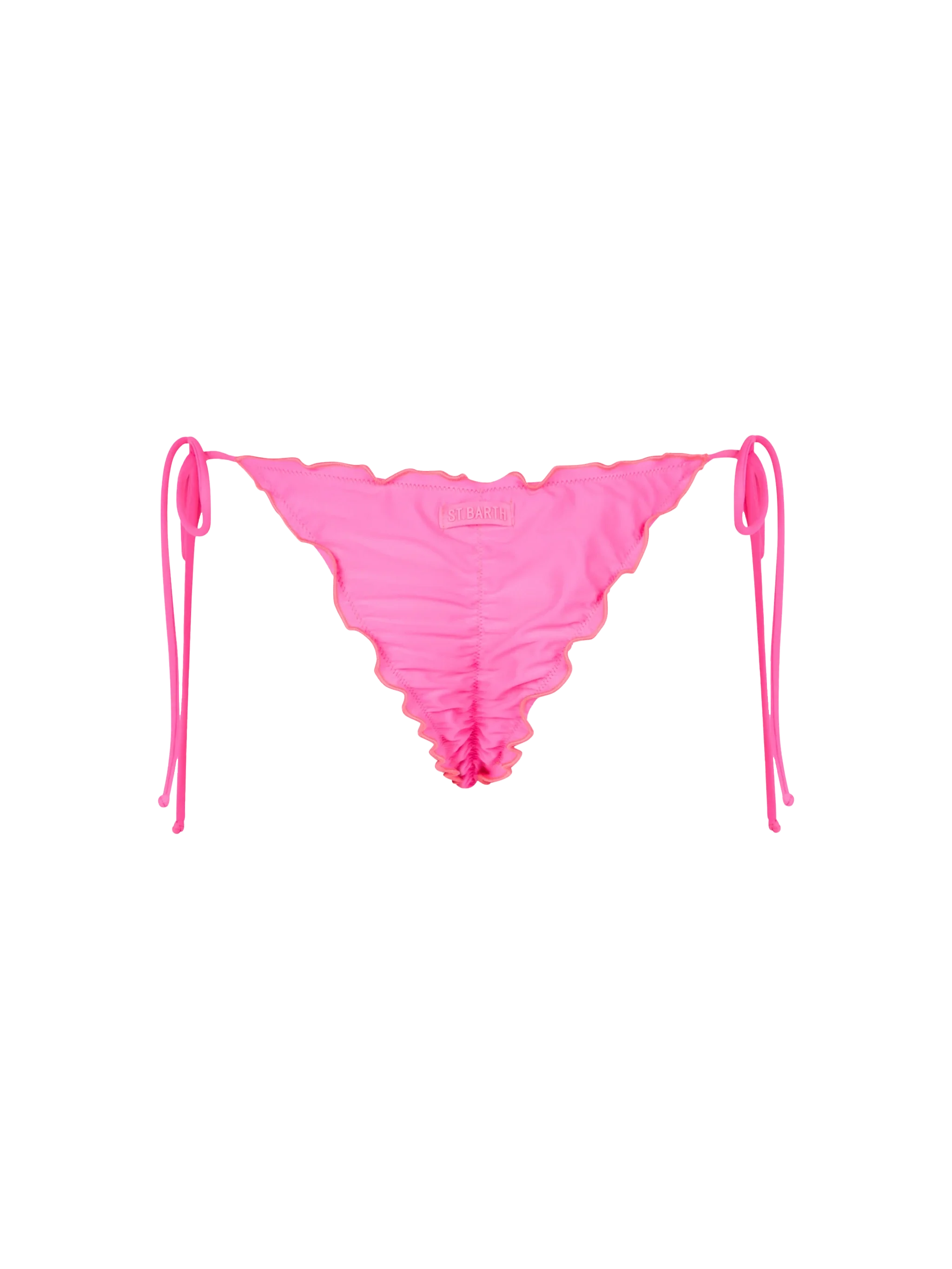 Slip mare Miami cheeky rosa fluo tinta unita - Image 2