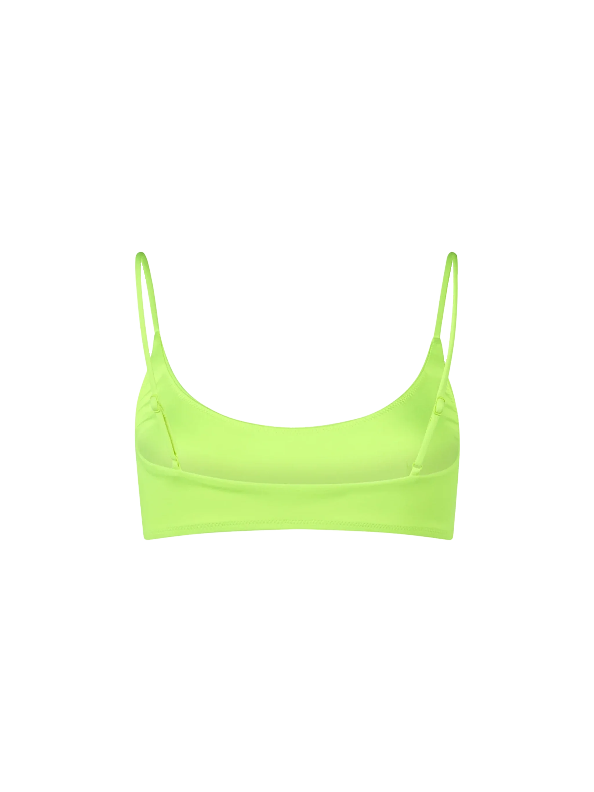 Top bikini Judy bralette giallo fluo tinta unita - Image 2