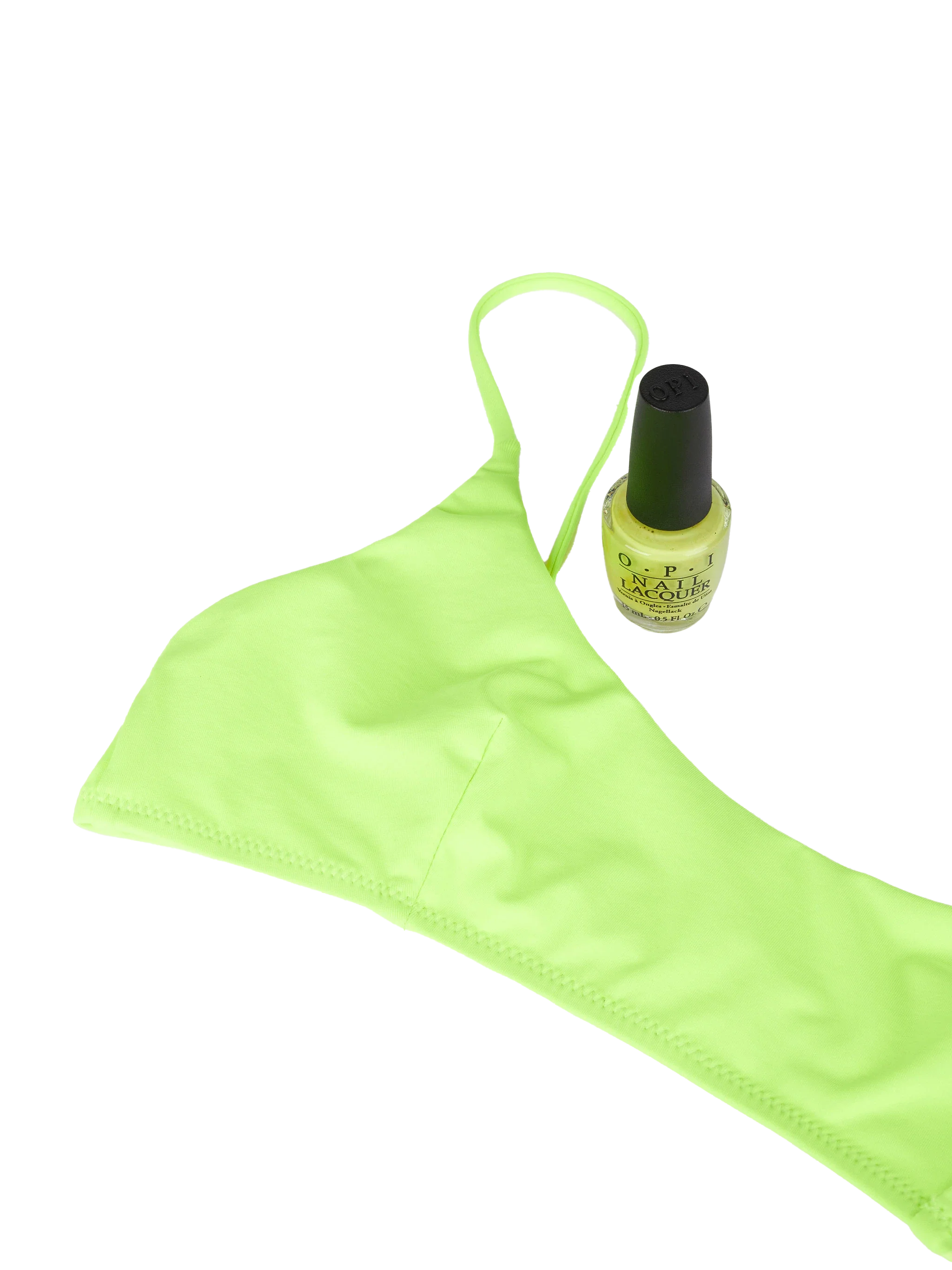 Bikini Judy Naomi bralette giallo fluo tinta unita - Image 3