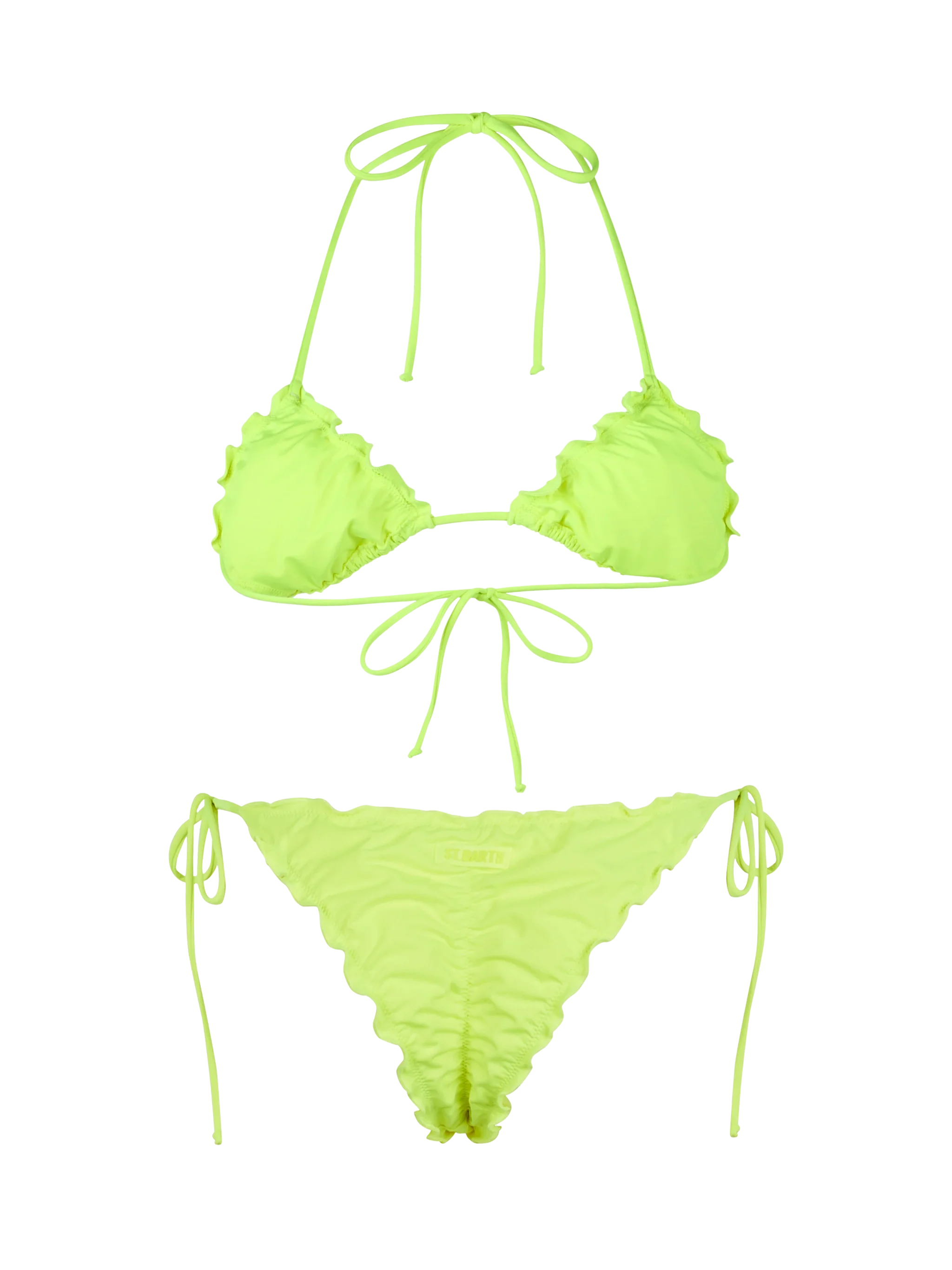 Bikini Sagittarius Miami triangolo giallo fluo - Image 3