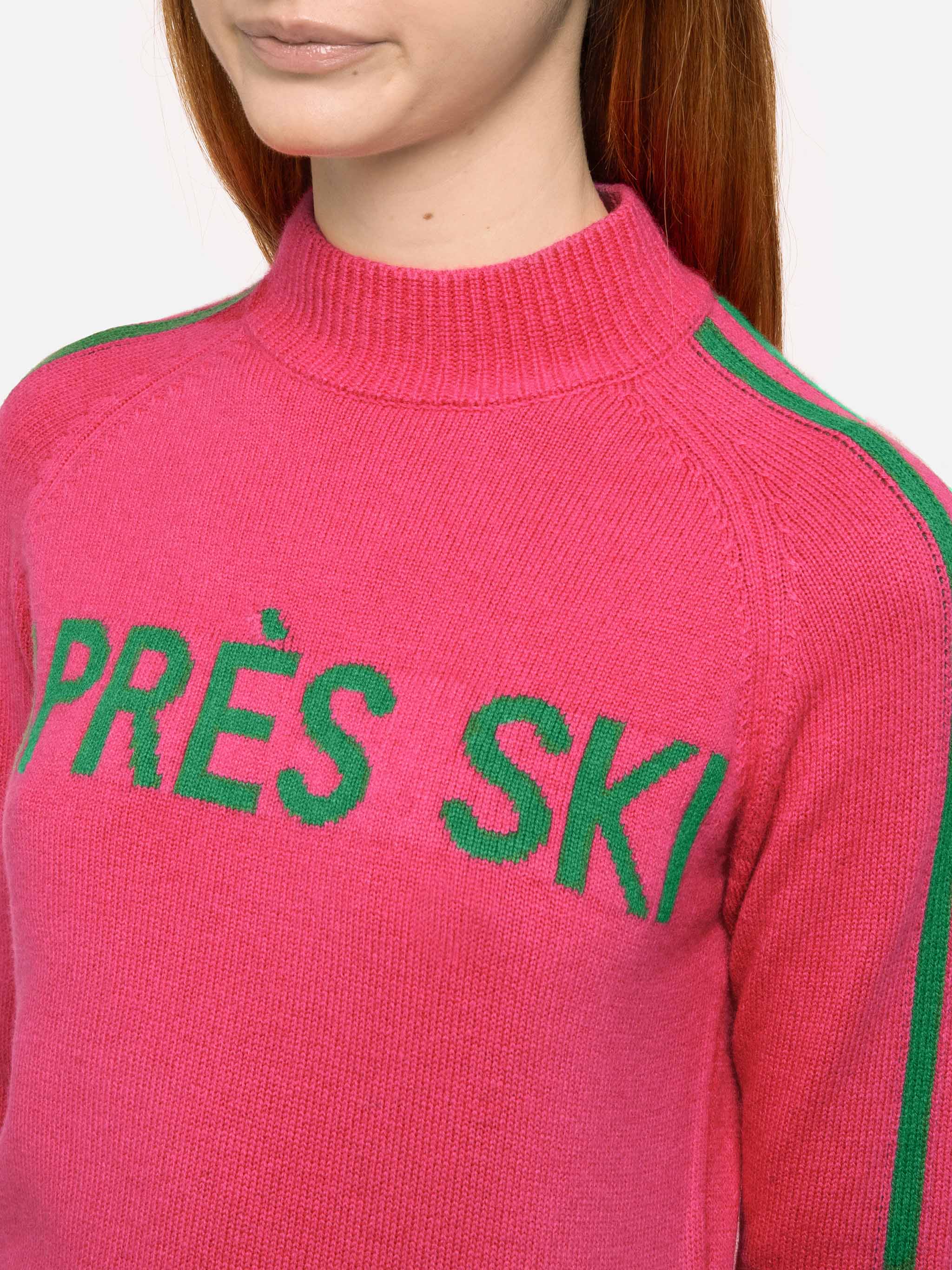 Maglione Peak a collo alto con ricamo Après Ski - Image 2