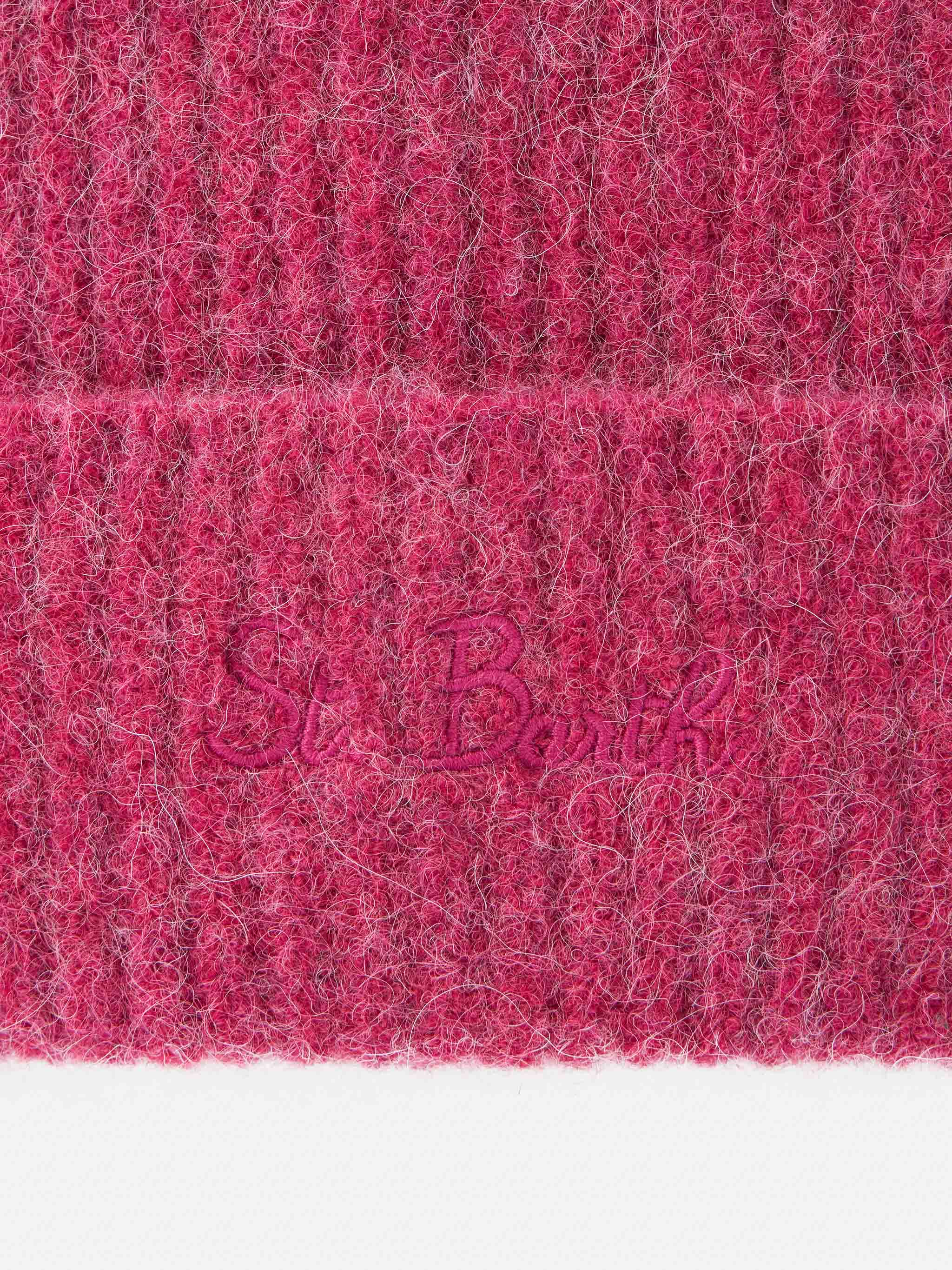 Cappello Moss in ALPACA STRETCH fucsia - Image 3
