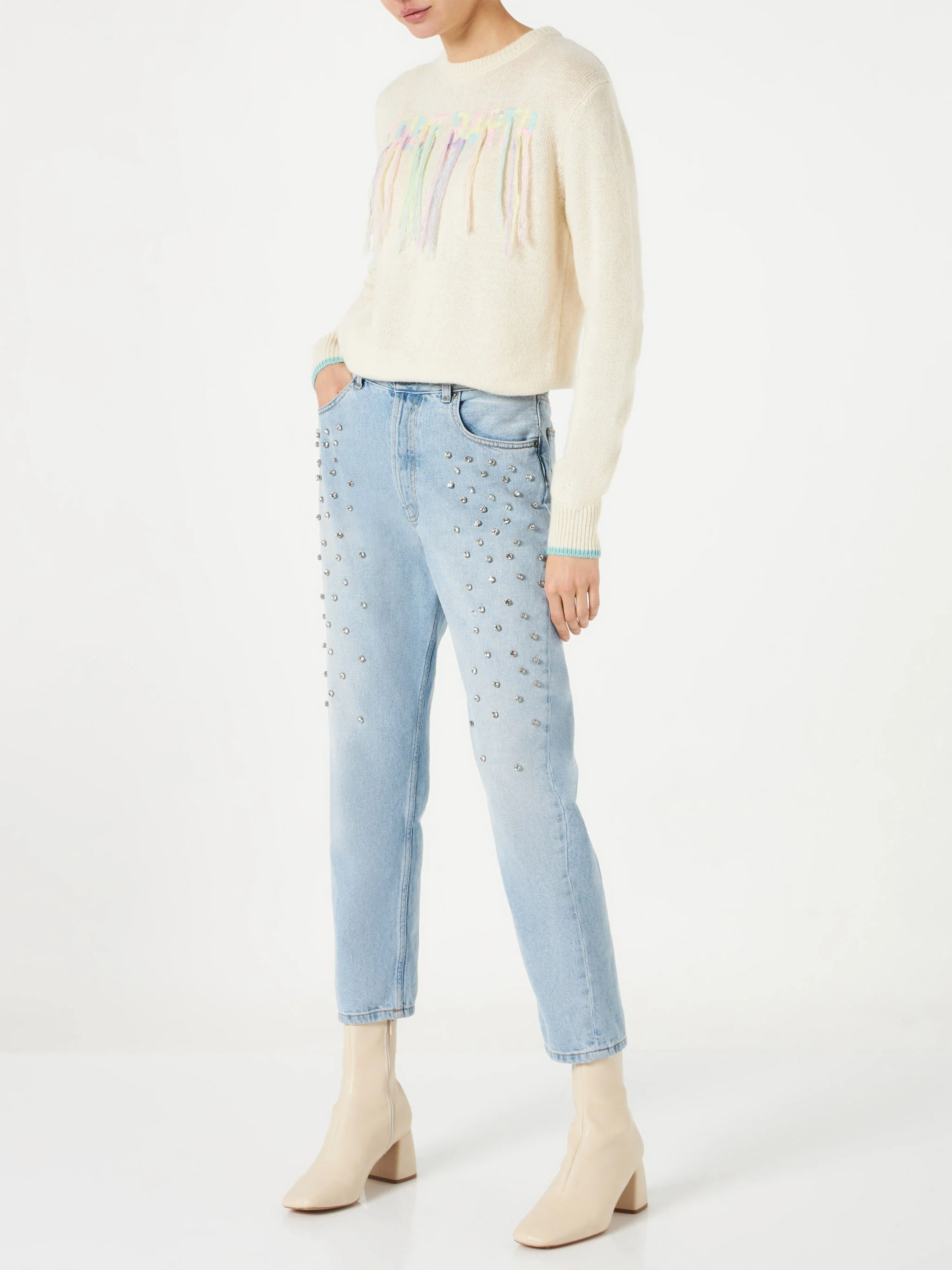 Jeans Belleville con strass - Image 3
