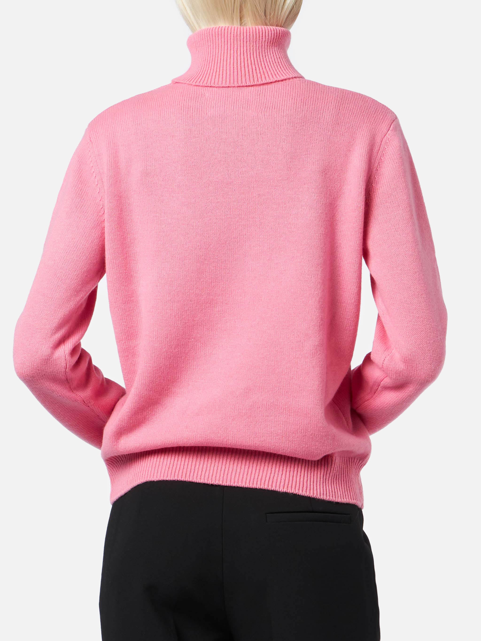 Dolcevita Moody rosa in MISTO CASHMERE - Image 2