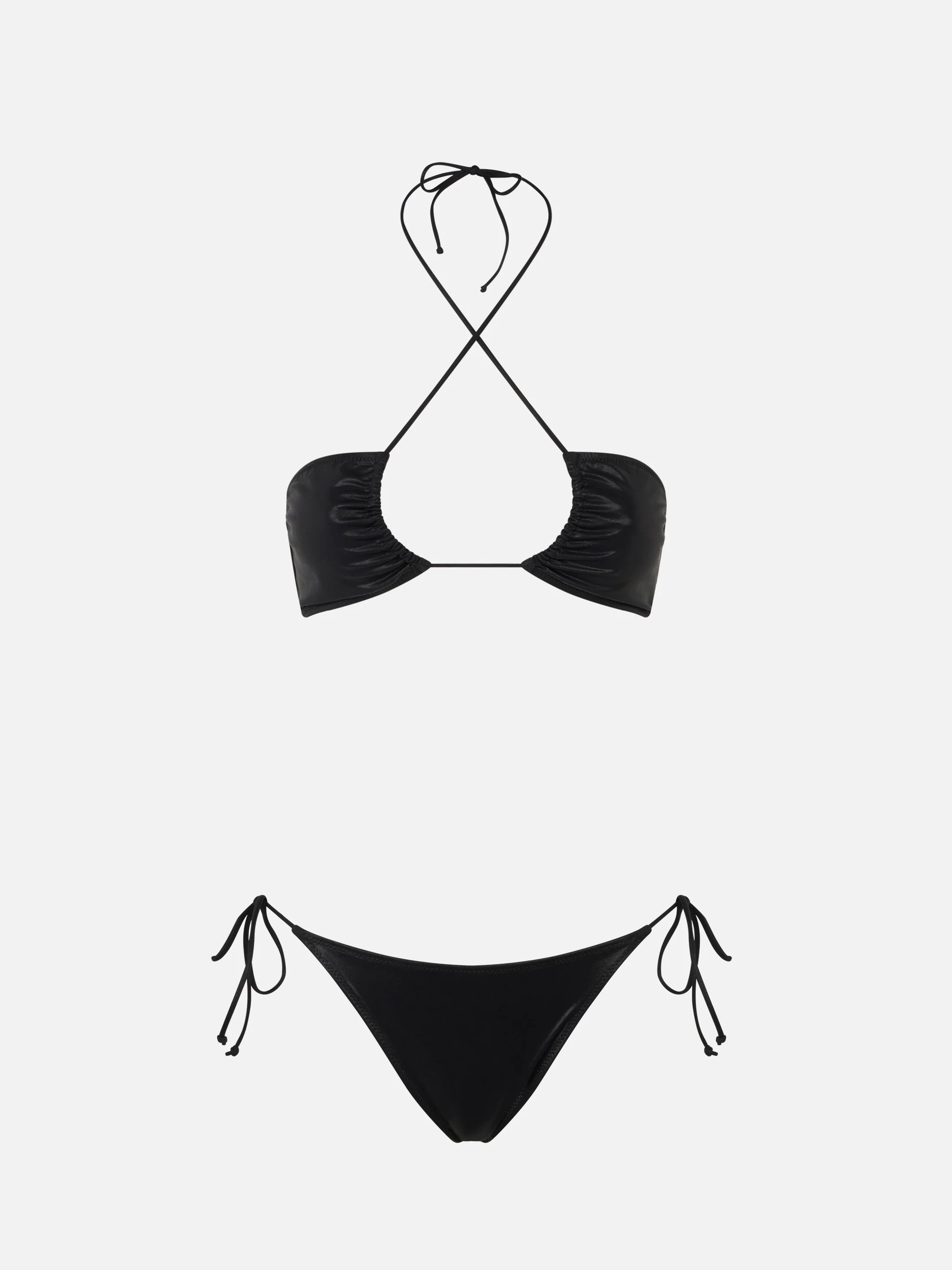 Bikini Dahlia Marielle fascia laminato nero - Image 5
