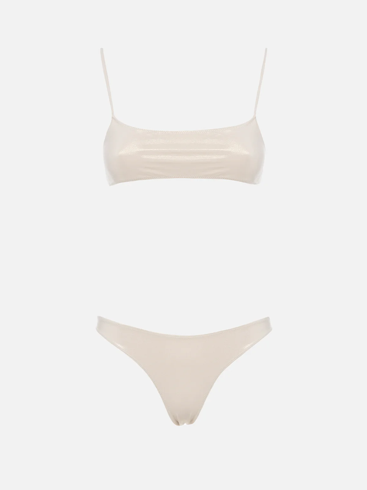 Top bikini Sadie bralette laminato oro - Image 2
