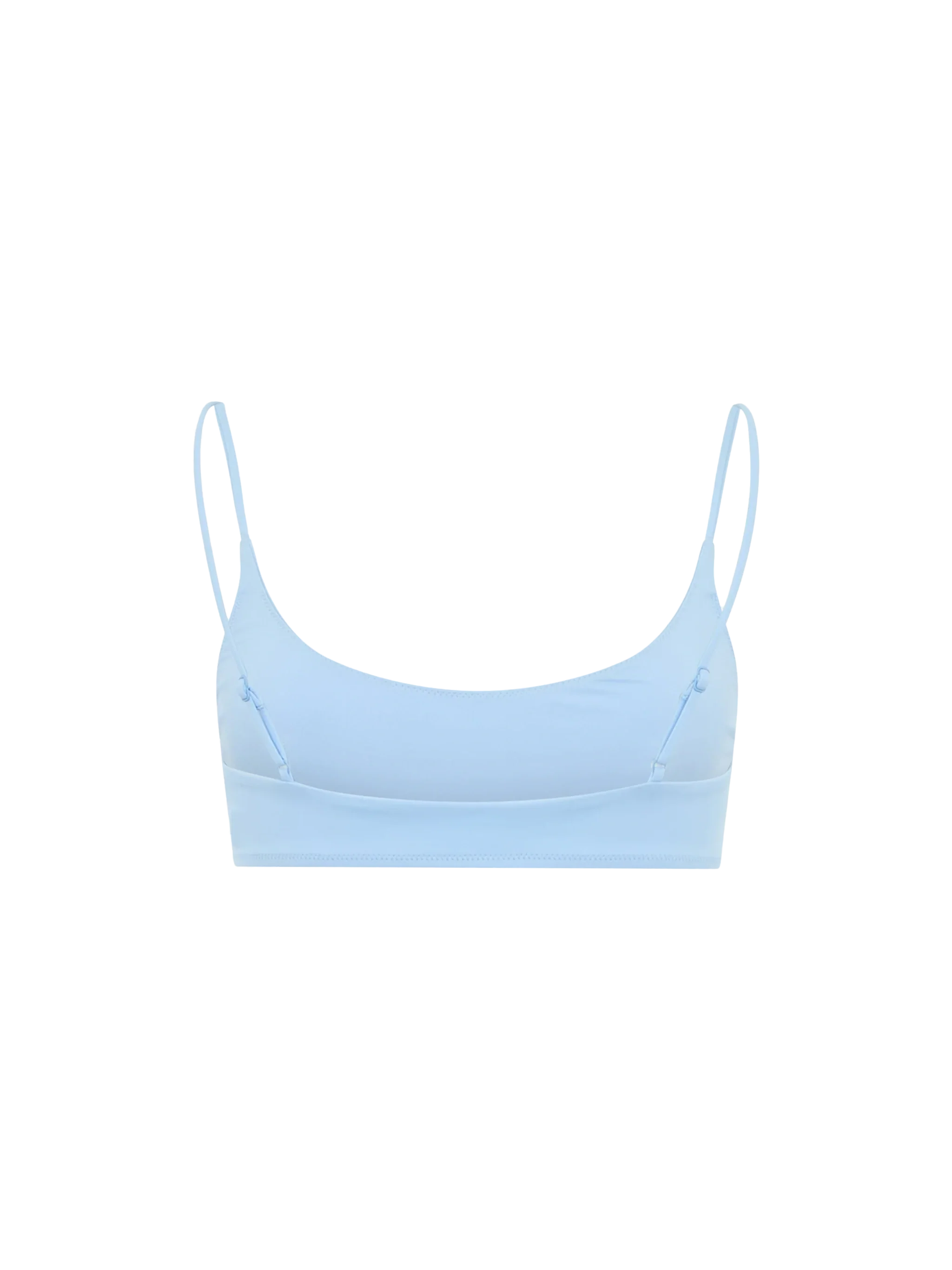 Top bikini Judy bralette azzurro tinta unita - Image 2