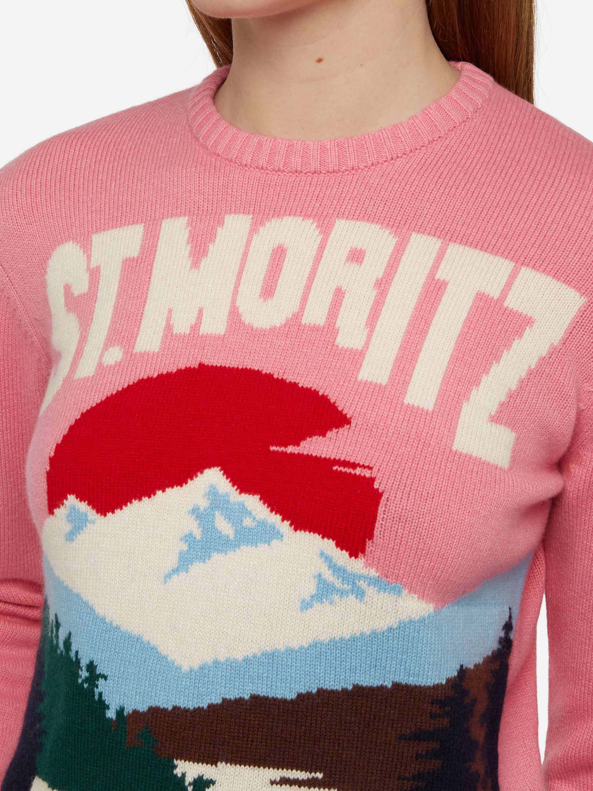 Maglione New Queen con stampa St. Moritz - Image 2