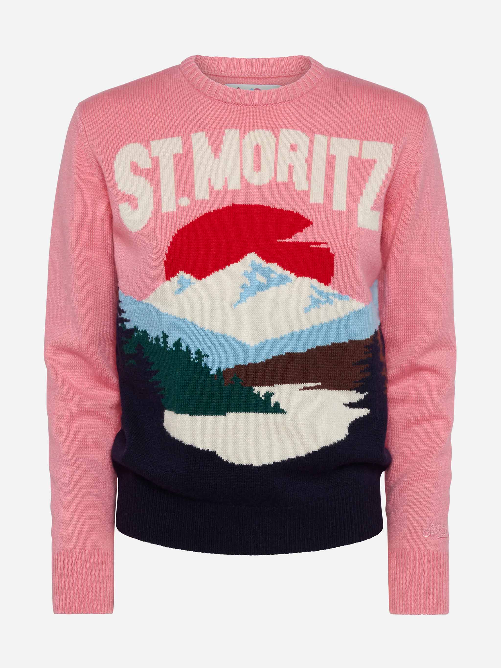 Maglione New Queen con stampa St. Moritz - Image 3