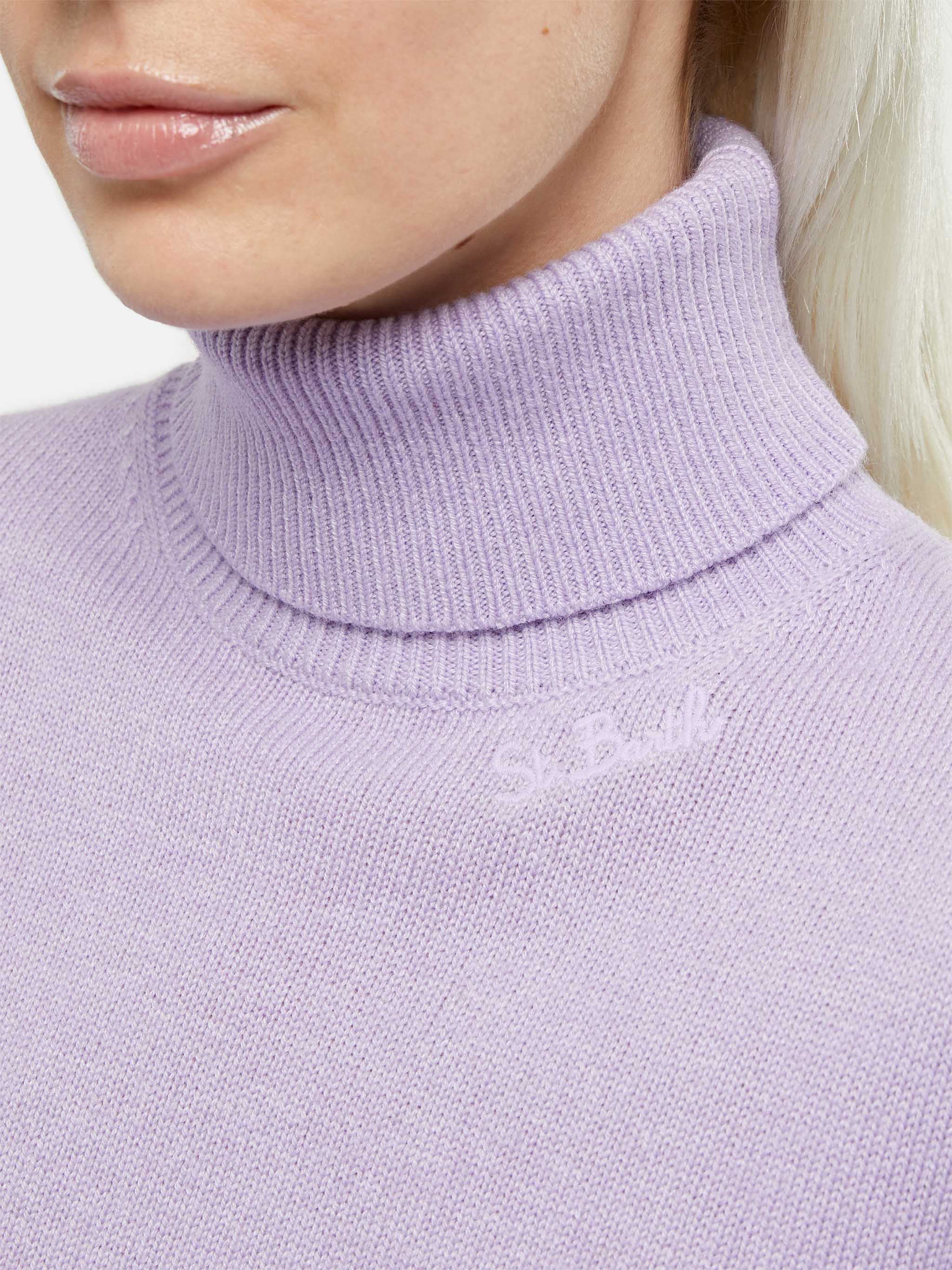 Dolcevita Moody lilla in MISTO CASHMERE - Image 2