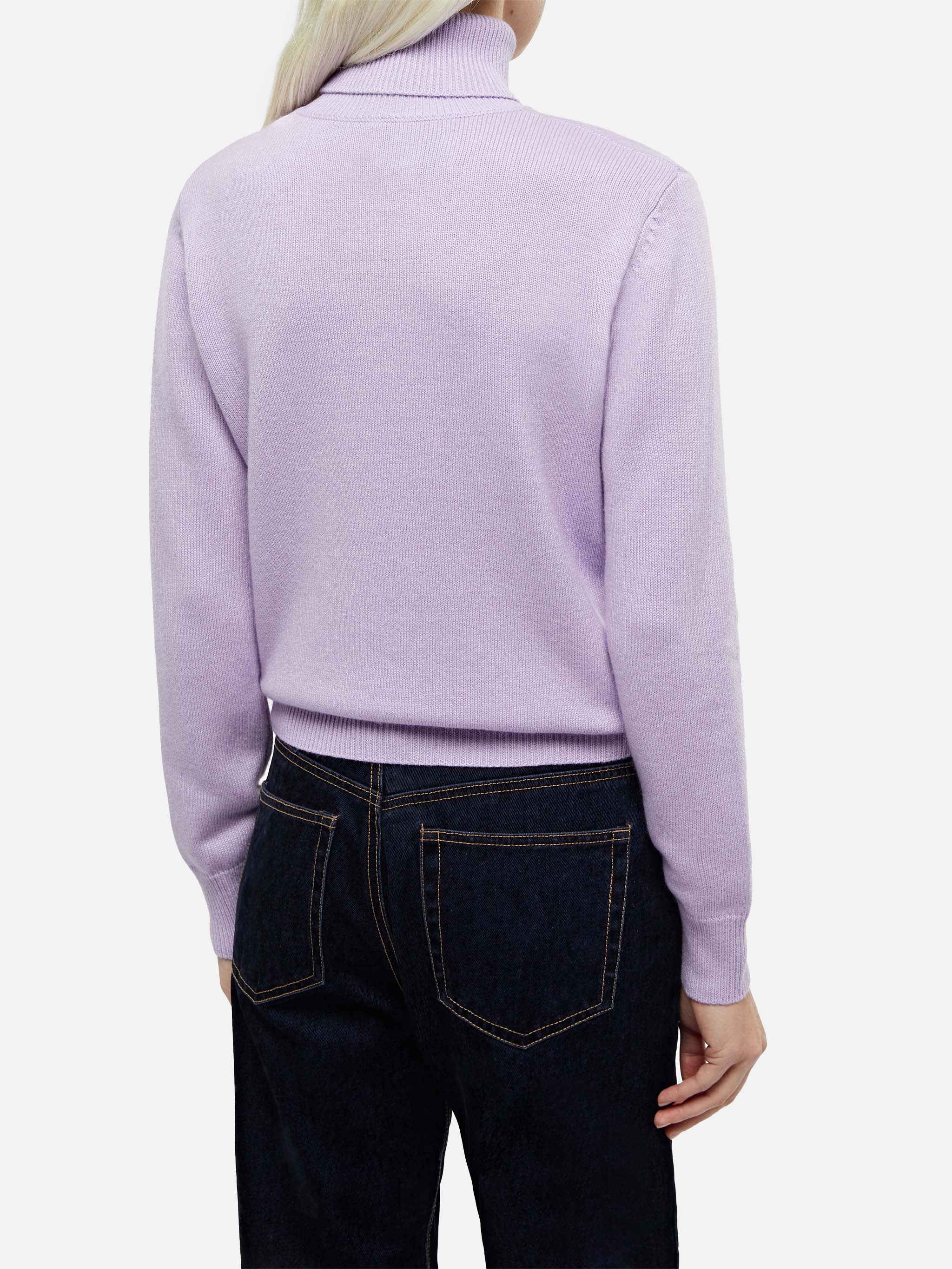 Dolcevita Moody lilla in MISTO CASHMERE - Image 3