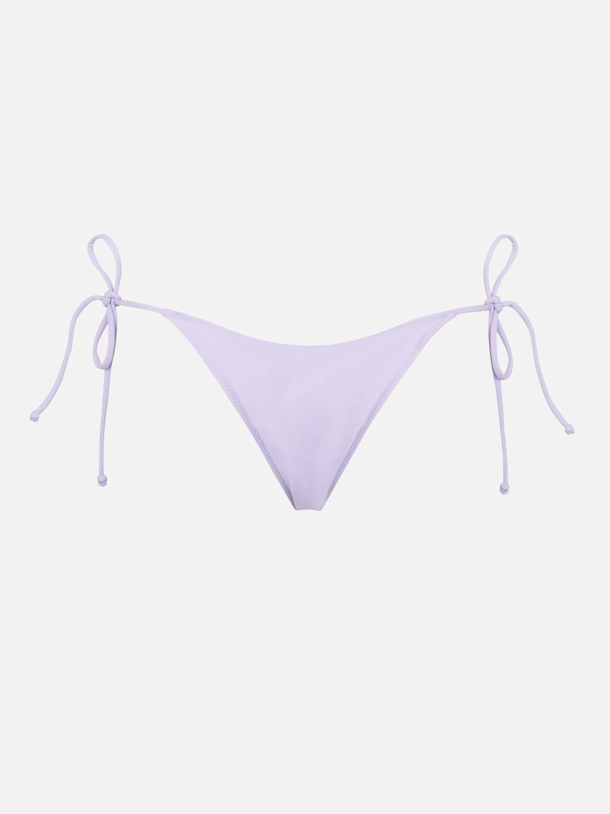 Slip bikini Marielle in tessuto tecnico lilla tinta unita