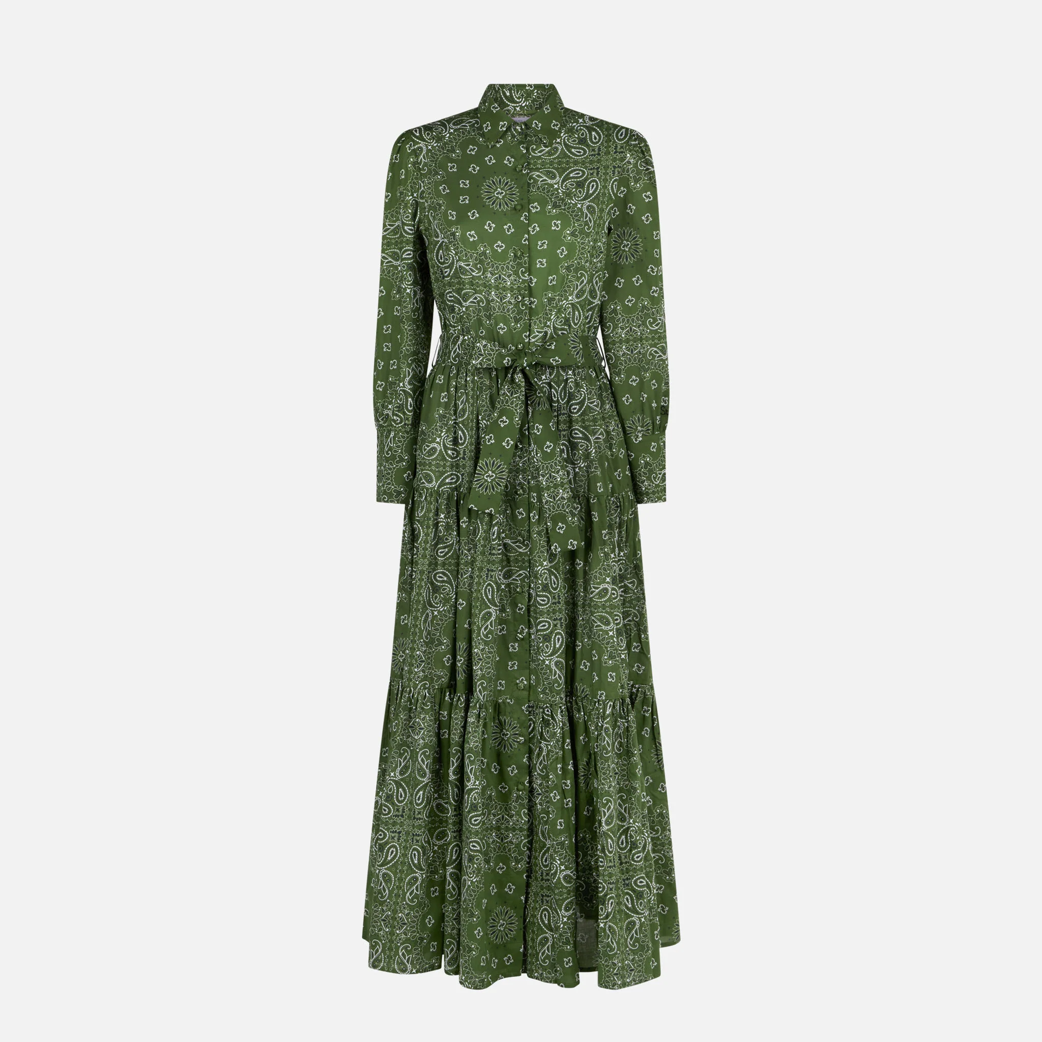 Abito lungo da donna verde - Image 4