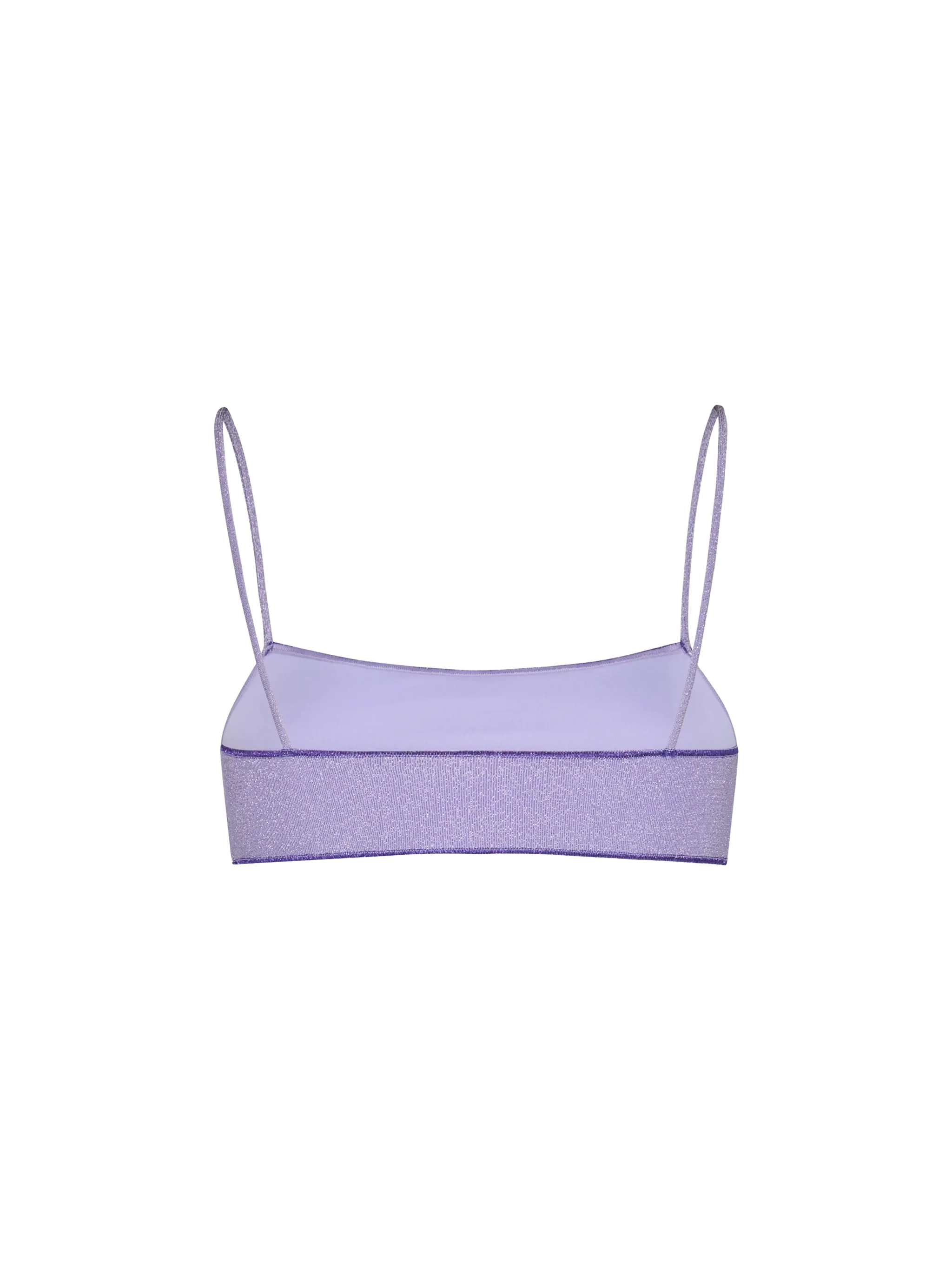 Top bikini Sadie bralette lurex lilla tinta unita - Image 2