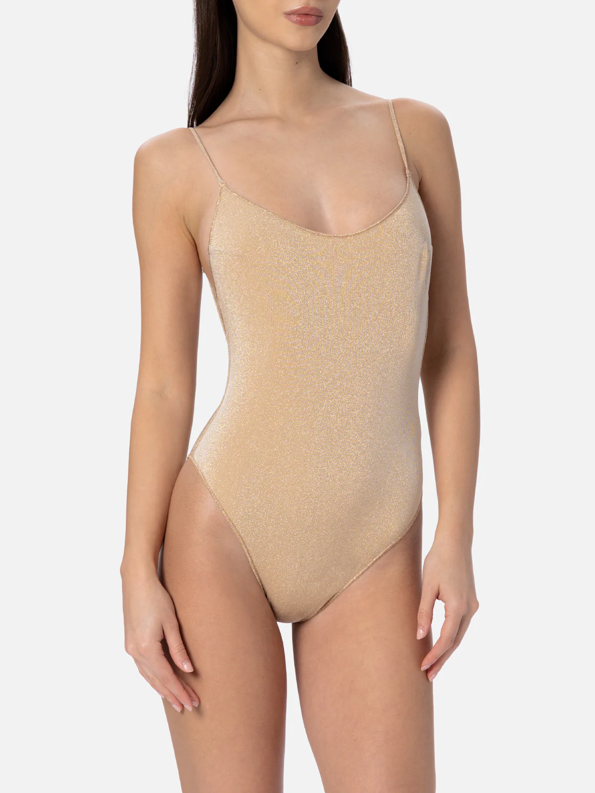 Costume intero Cecille in tessuto lurex - Image 2
