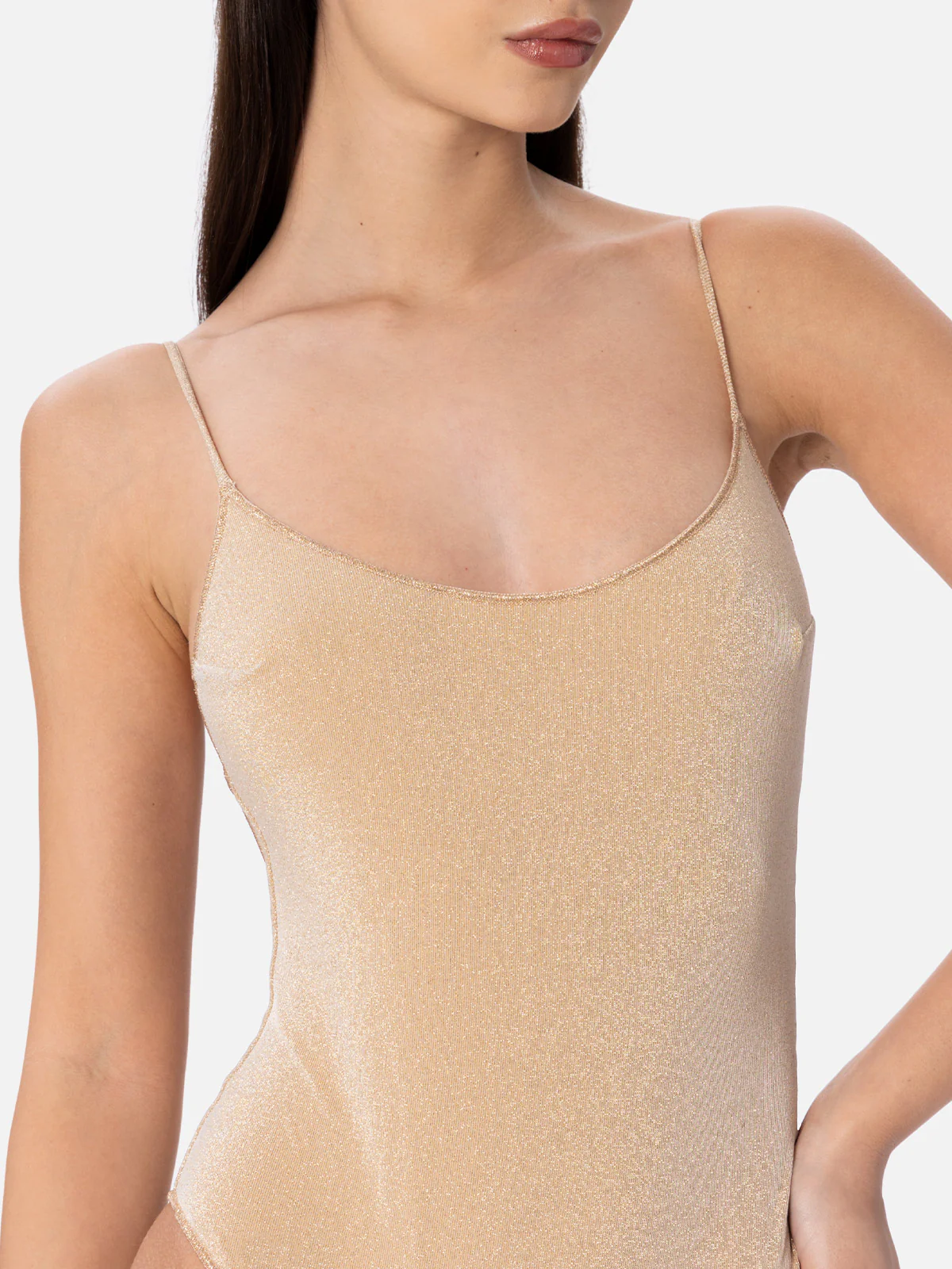 Costume intero Cecille in tessuto lurex - Image 3