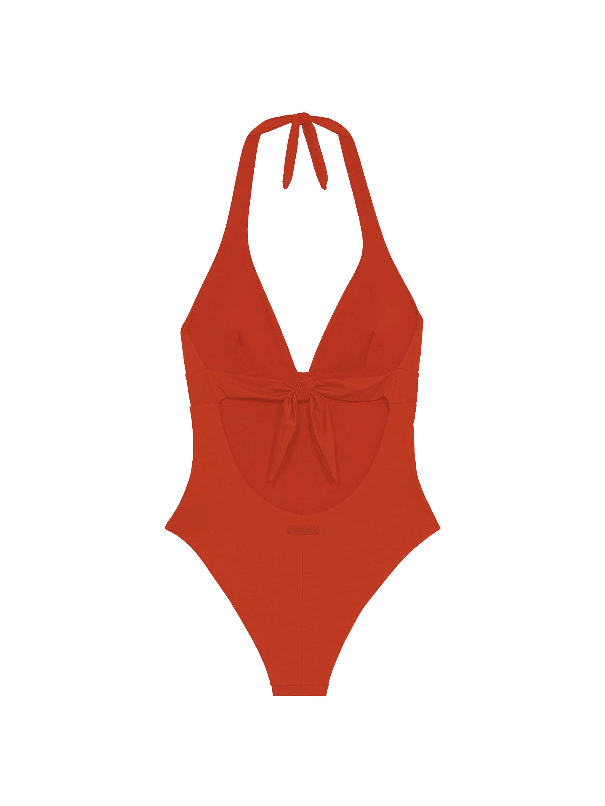 Costume intero Marylin arancione tinta unita - Image 2