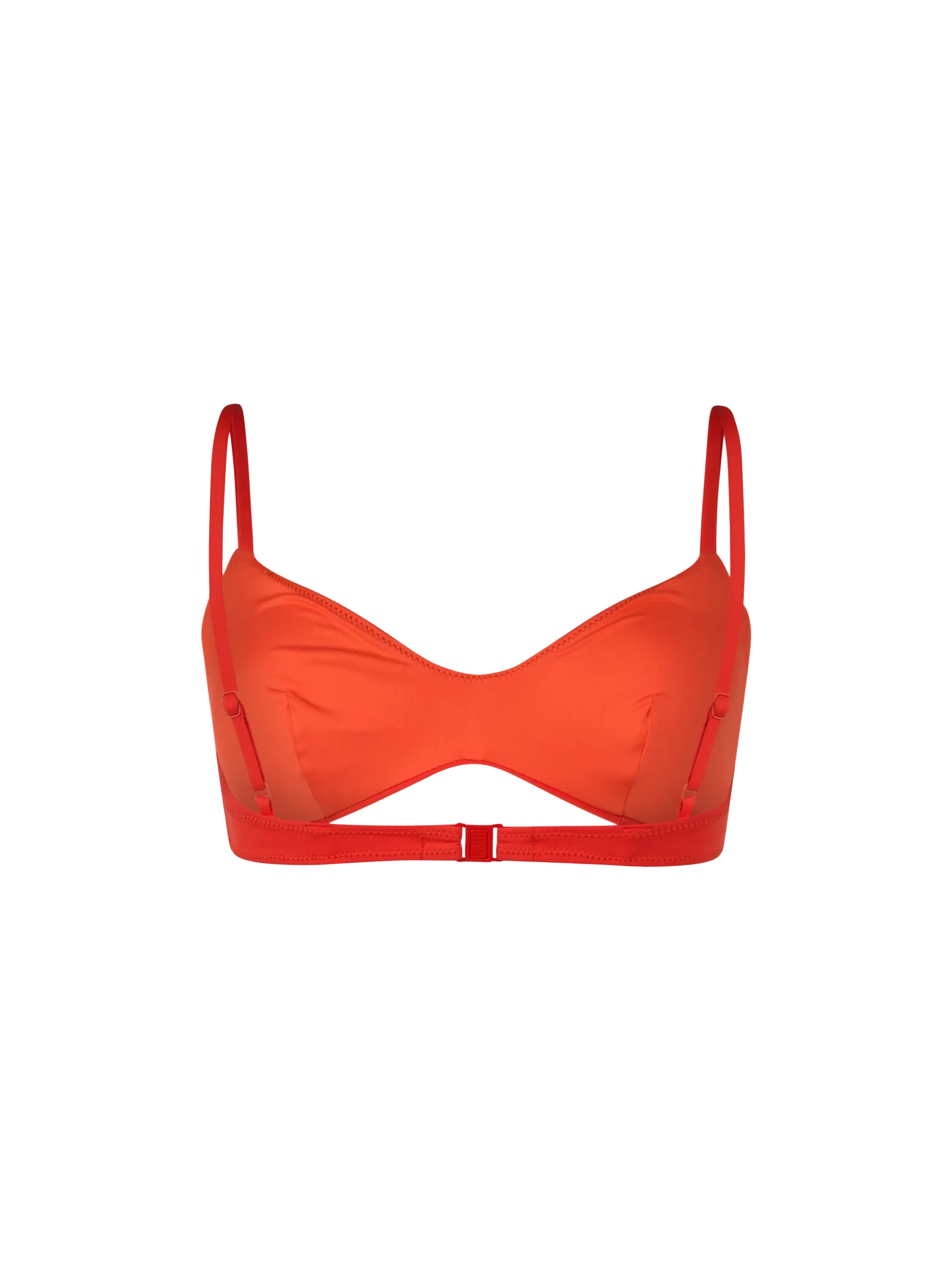 Top bikini May a bralette arancione tinta unita - Image 2
