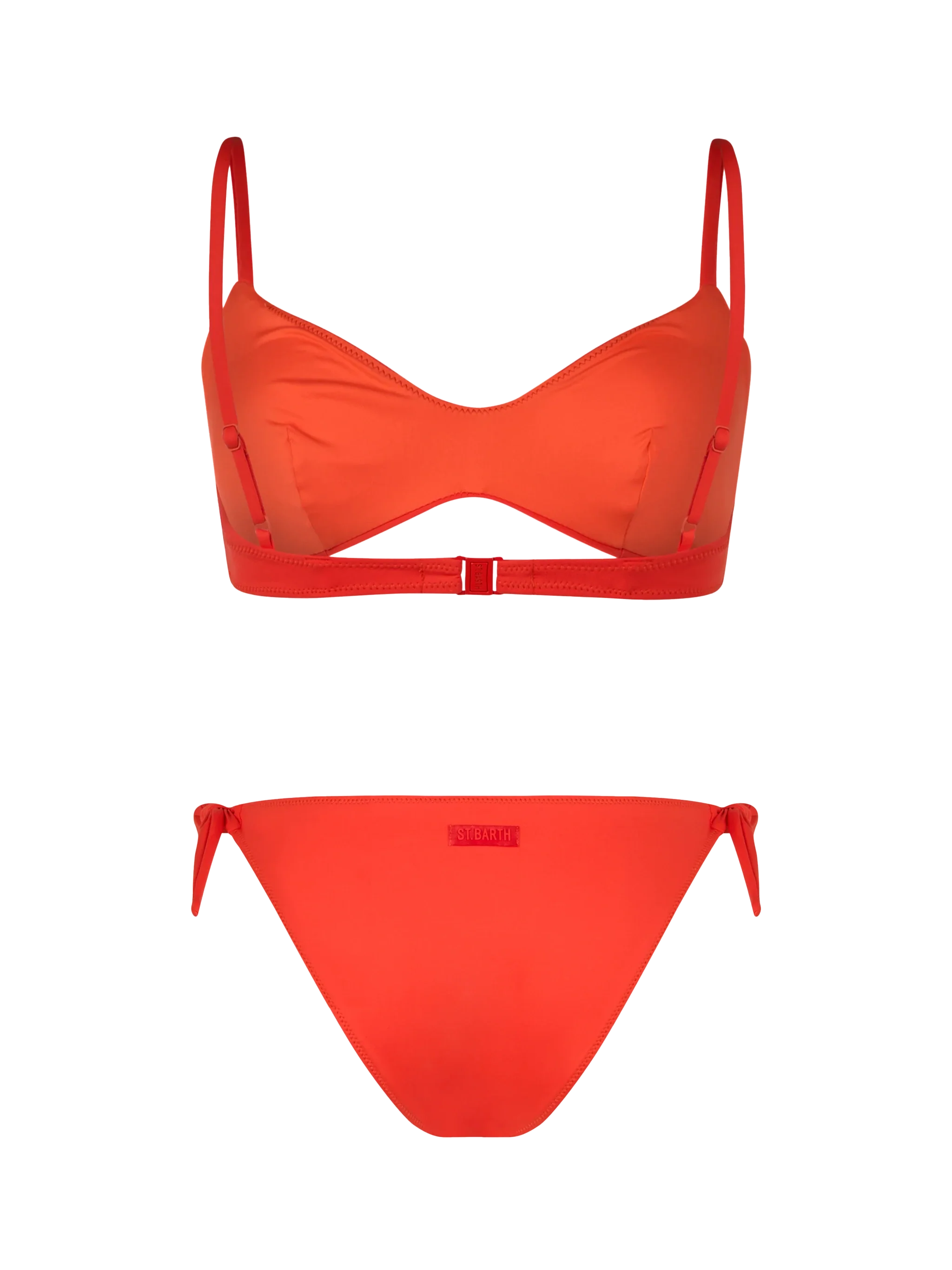 Bikini May Yali bralette arancione scollo ampio - Image 3