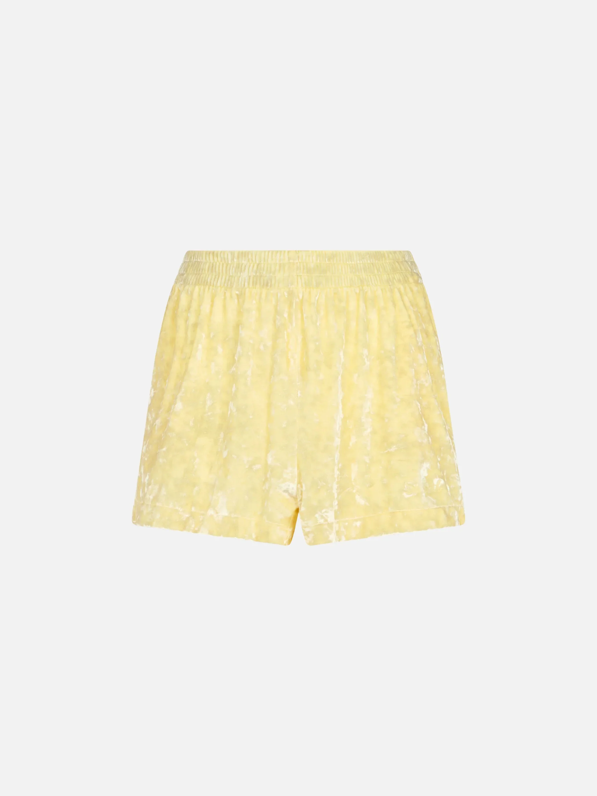 Short Cate pull up in ciniglia giallo chiaro - Image 4