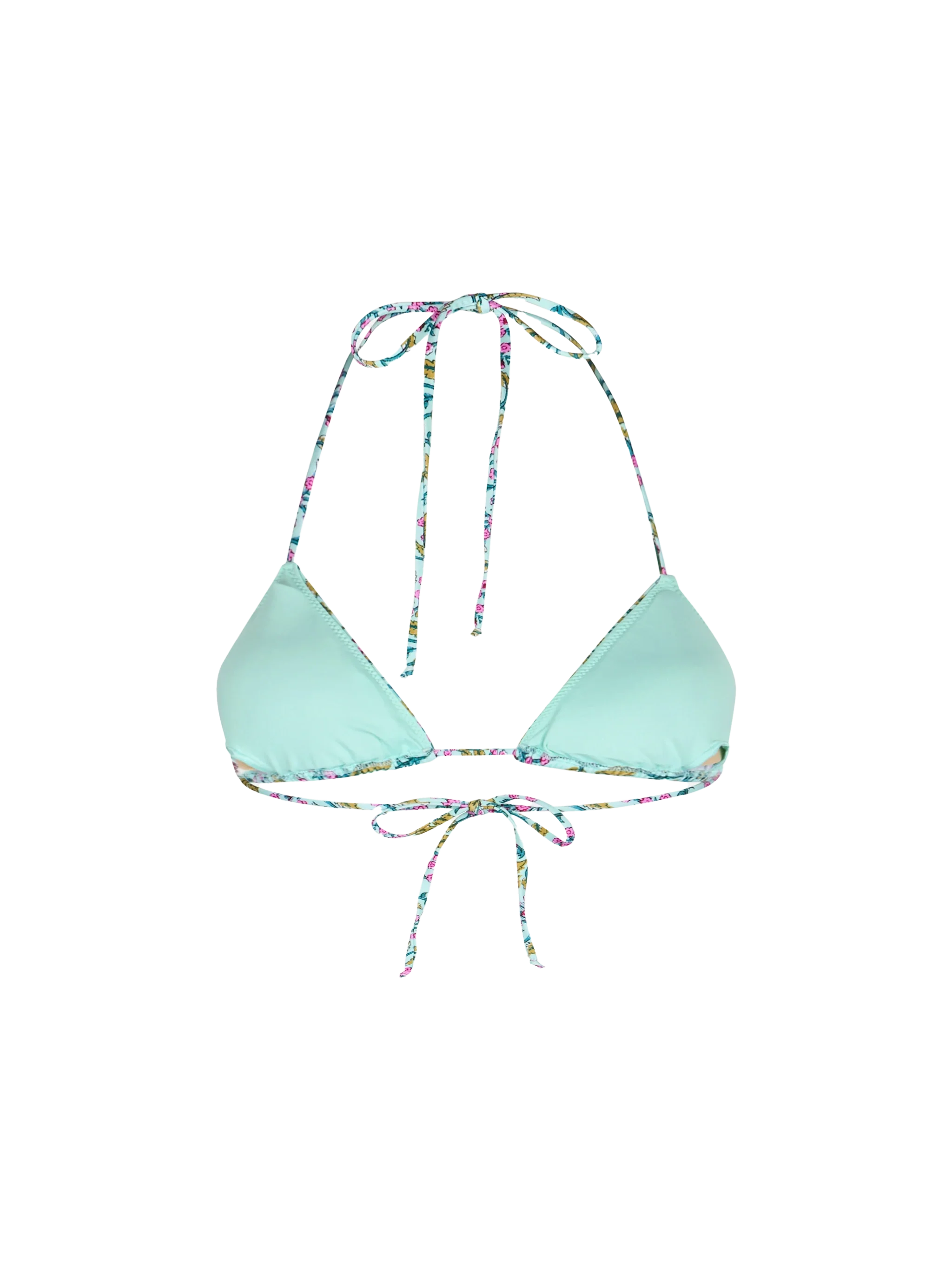Top bikini Leah triangolo stampa floreale multicolor - Image 2